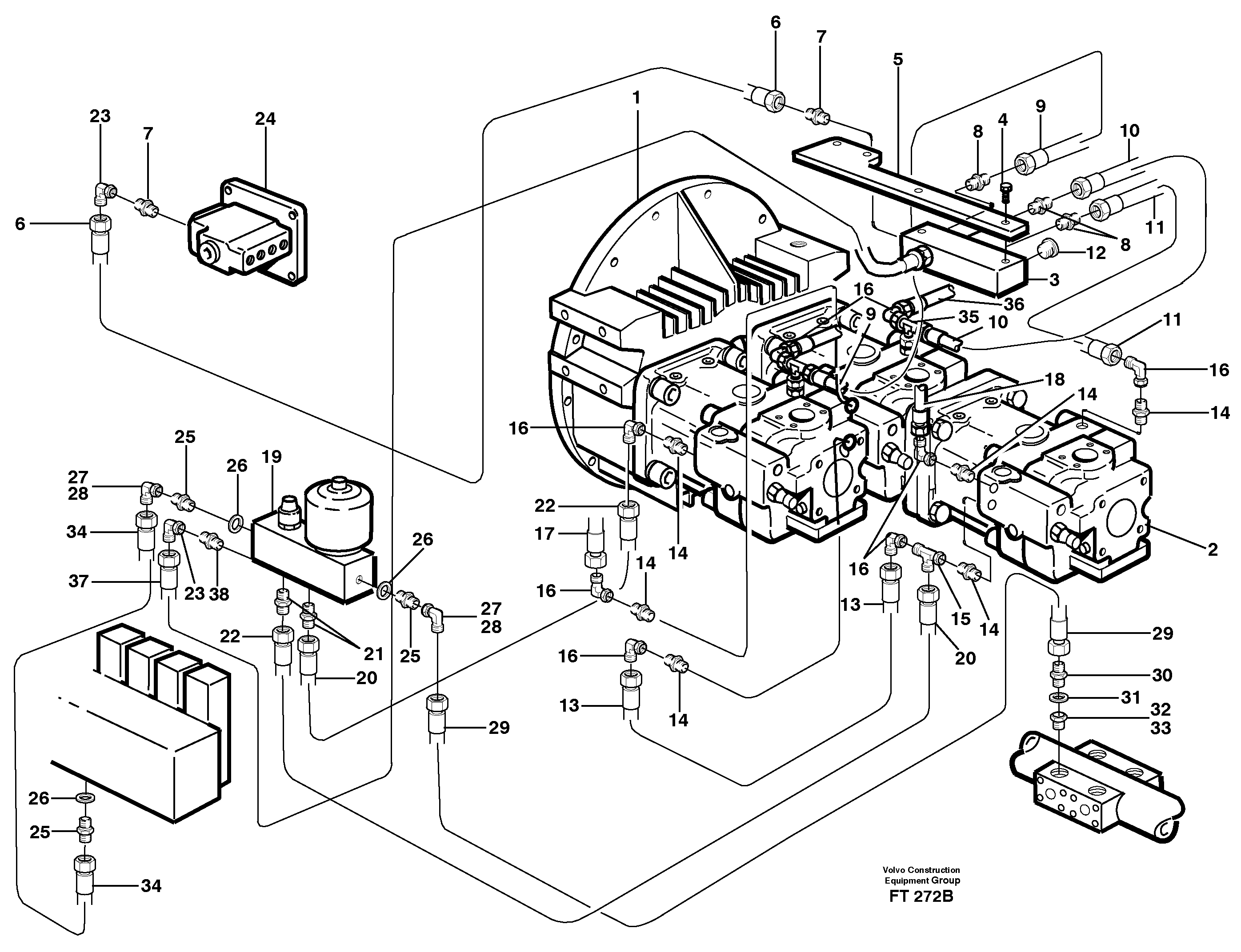 Пластина щитка VOE14341848 VOLVO