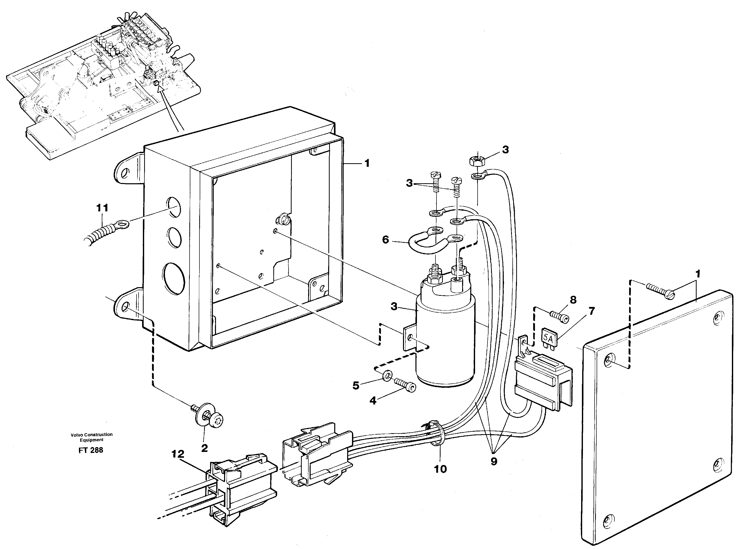 Rubber cushion RM/VOE14340277 VOLVO