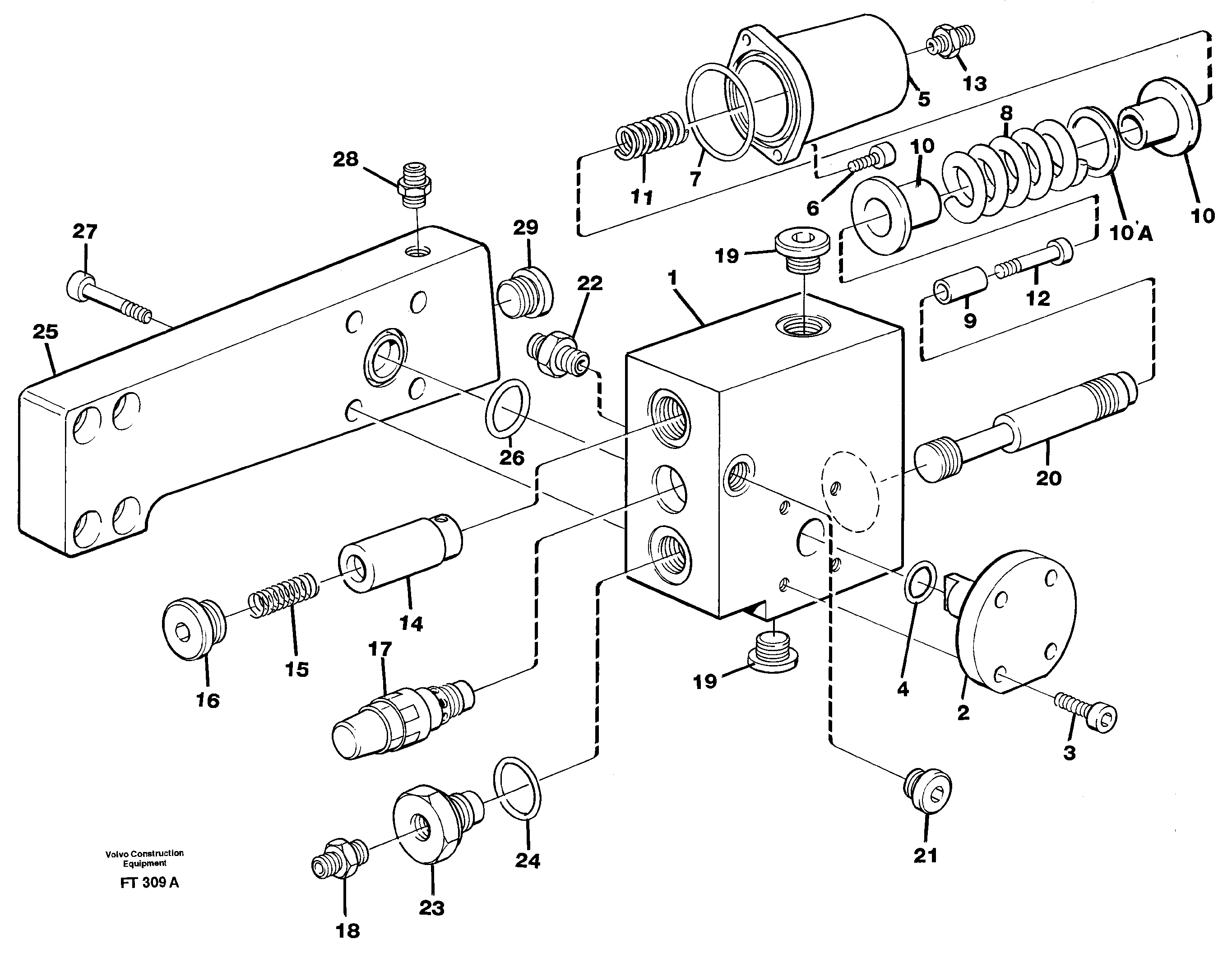 Valve stop VOE14310093 VOLVO