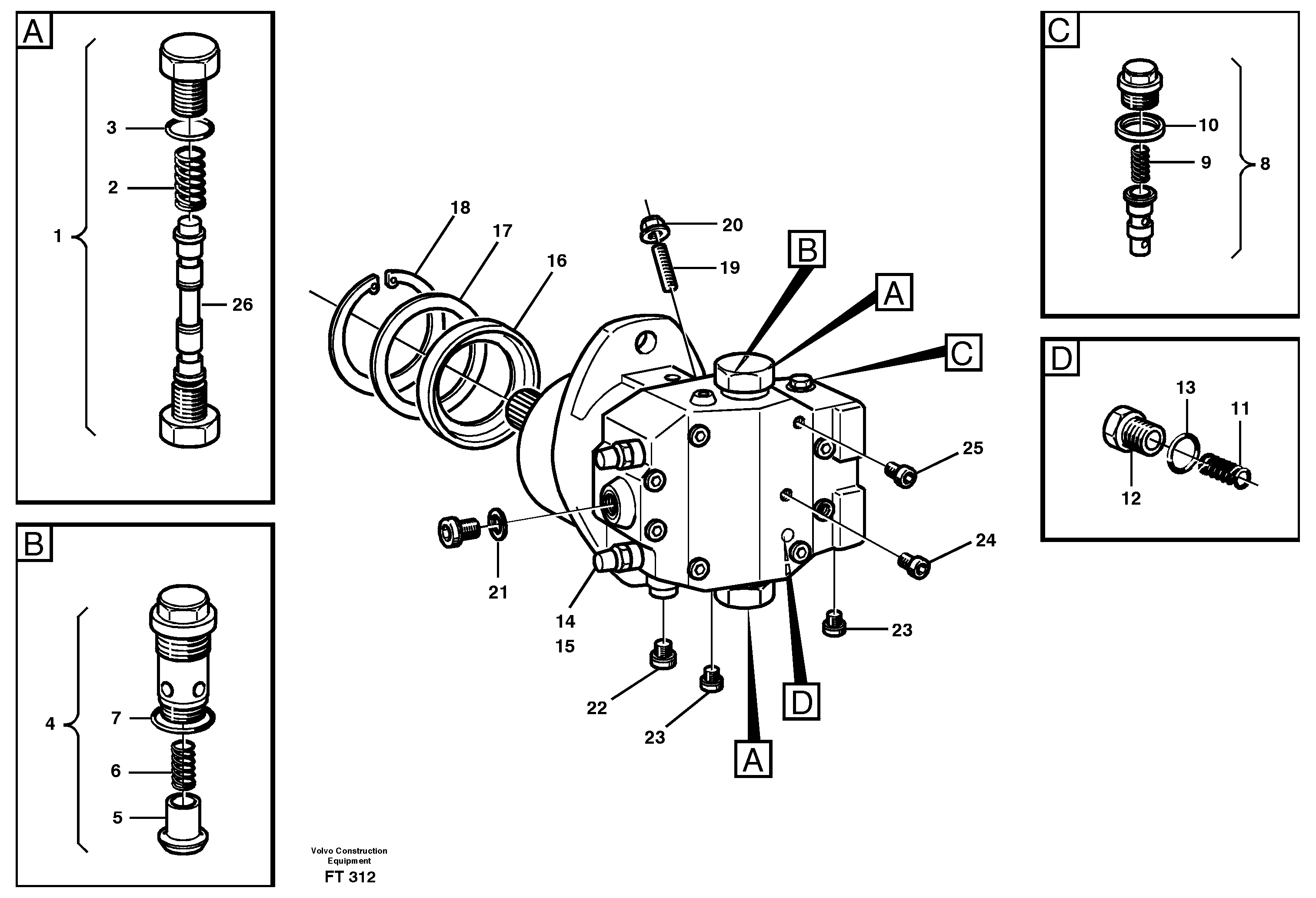 Pump P2 VOE11702863 VOLVO
