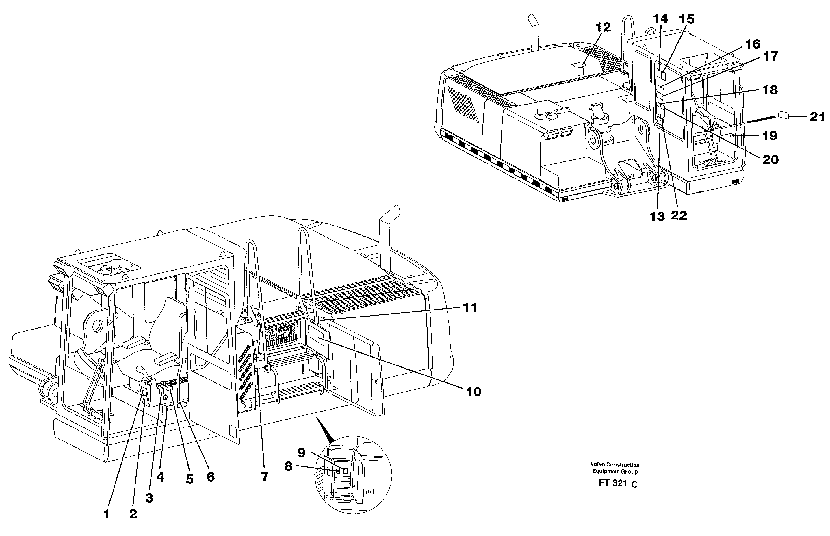 Angled plate RM/VOE14266142 VOLVO