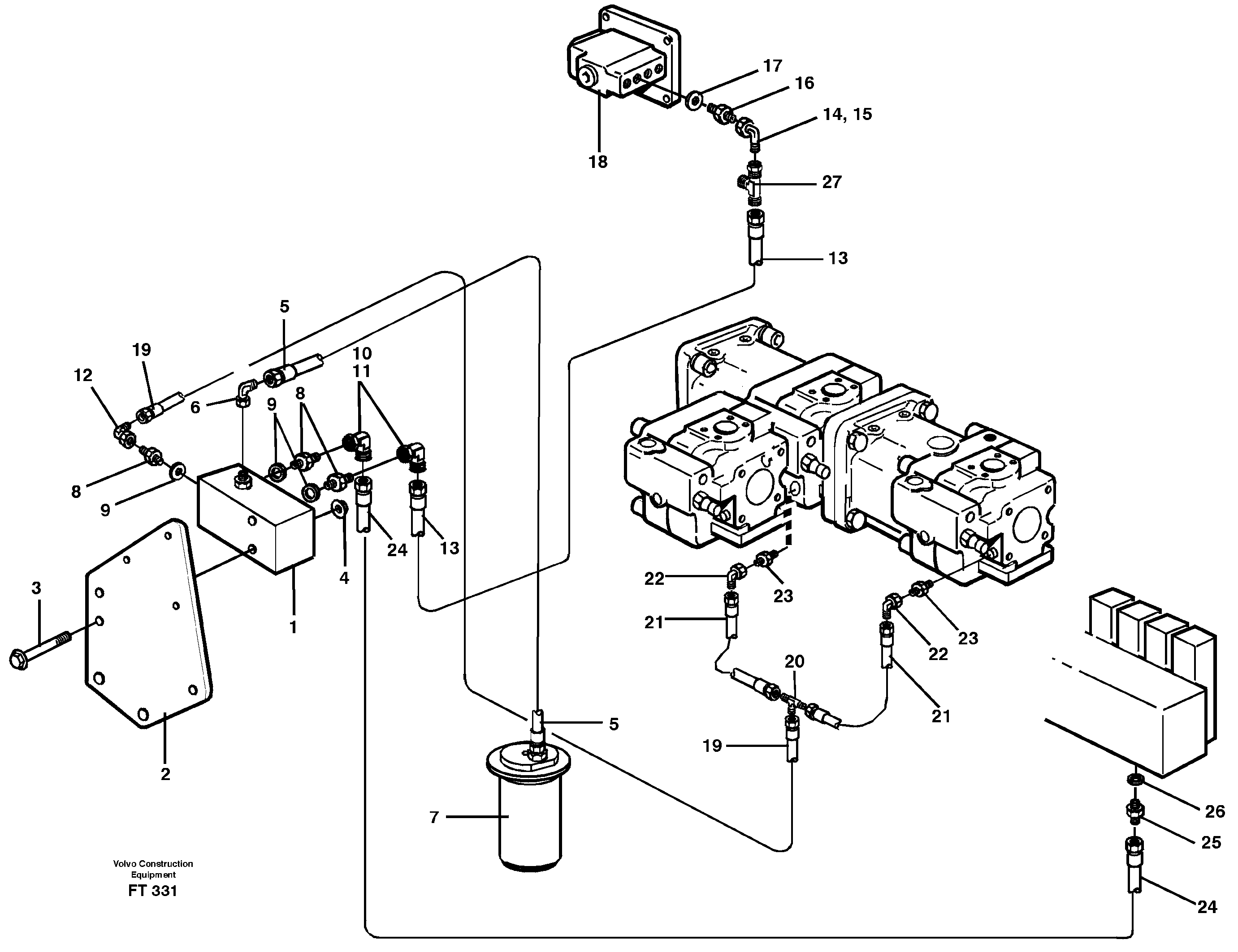 Connector Kit VOE14343825 VOLVO