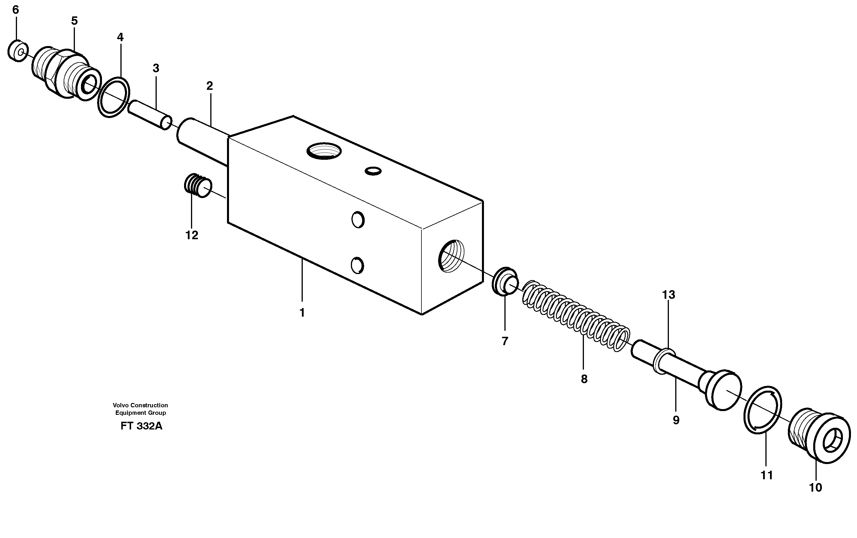 Bearing Spindle VOE14344207 VOLVO