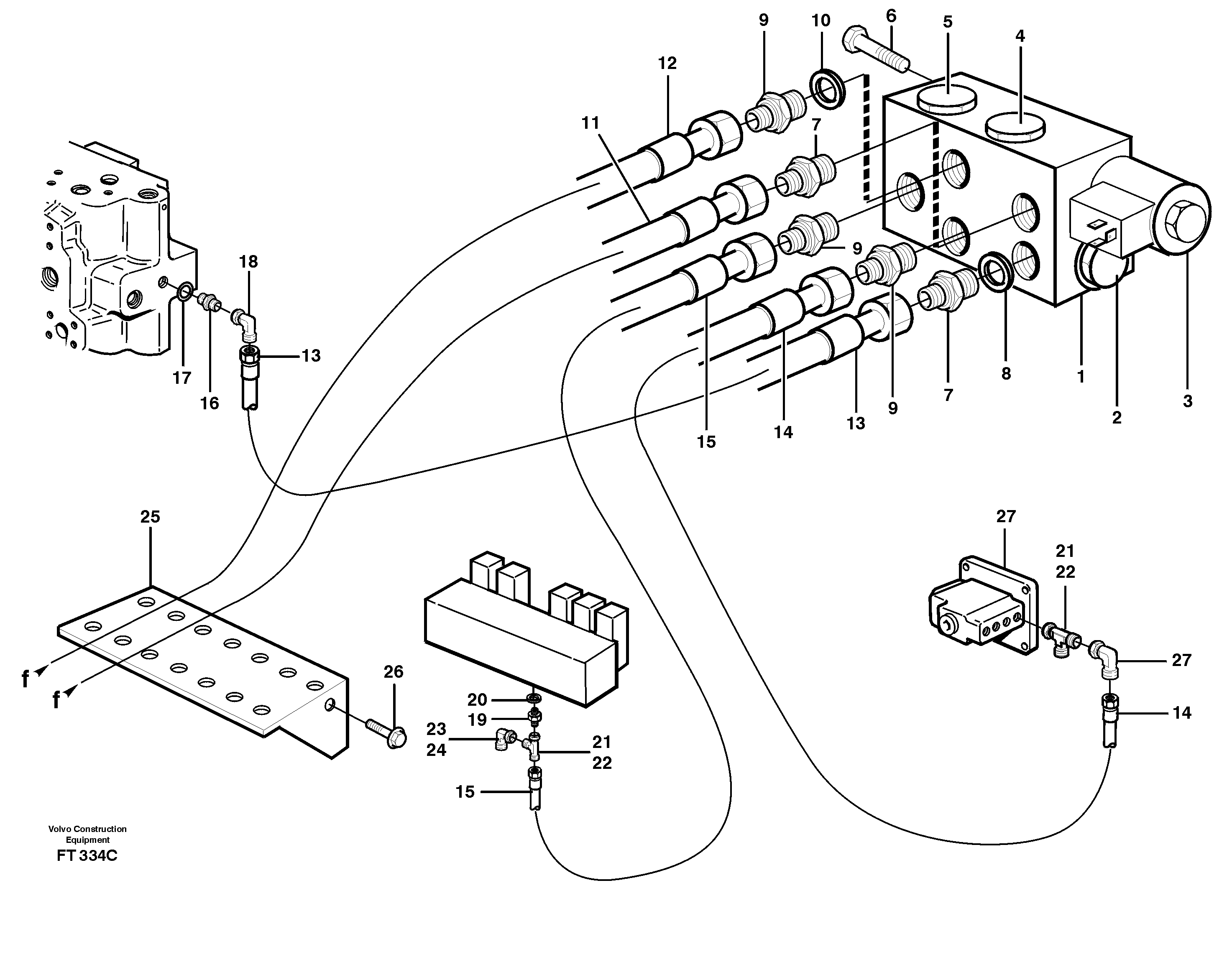 Valve assembly VOE14341857 VOLVO
