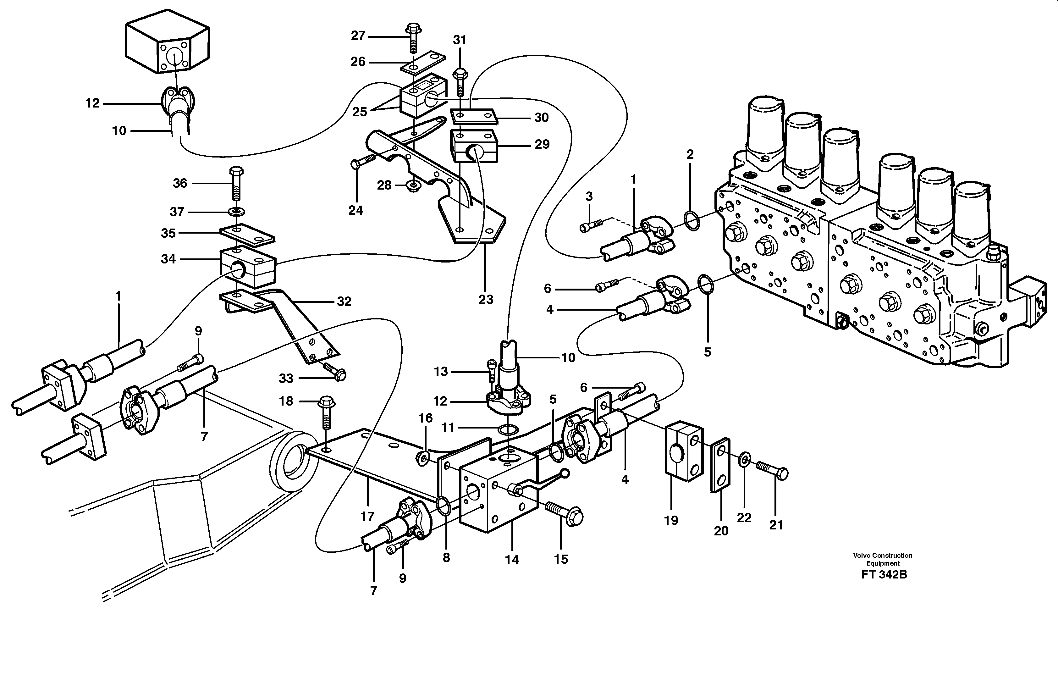 Valve stop VOE14310087 VOLVO