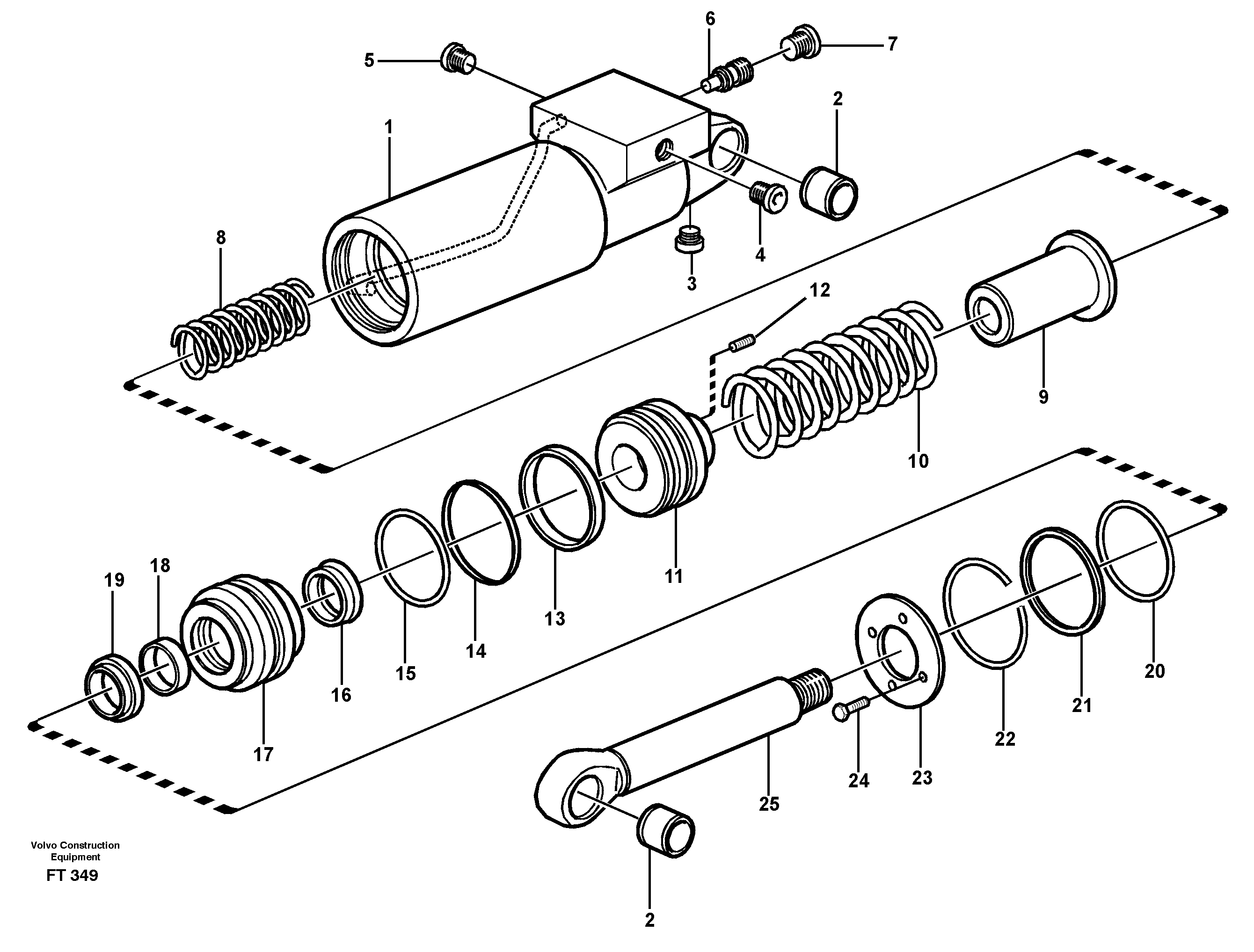 Cylinder VOE14342076 VOLVO