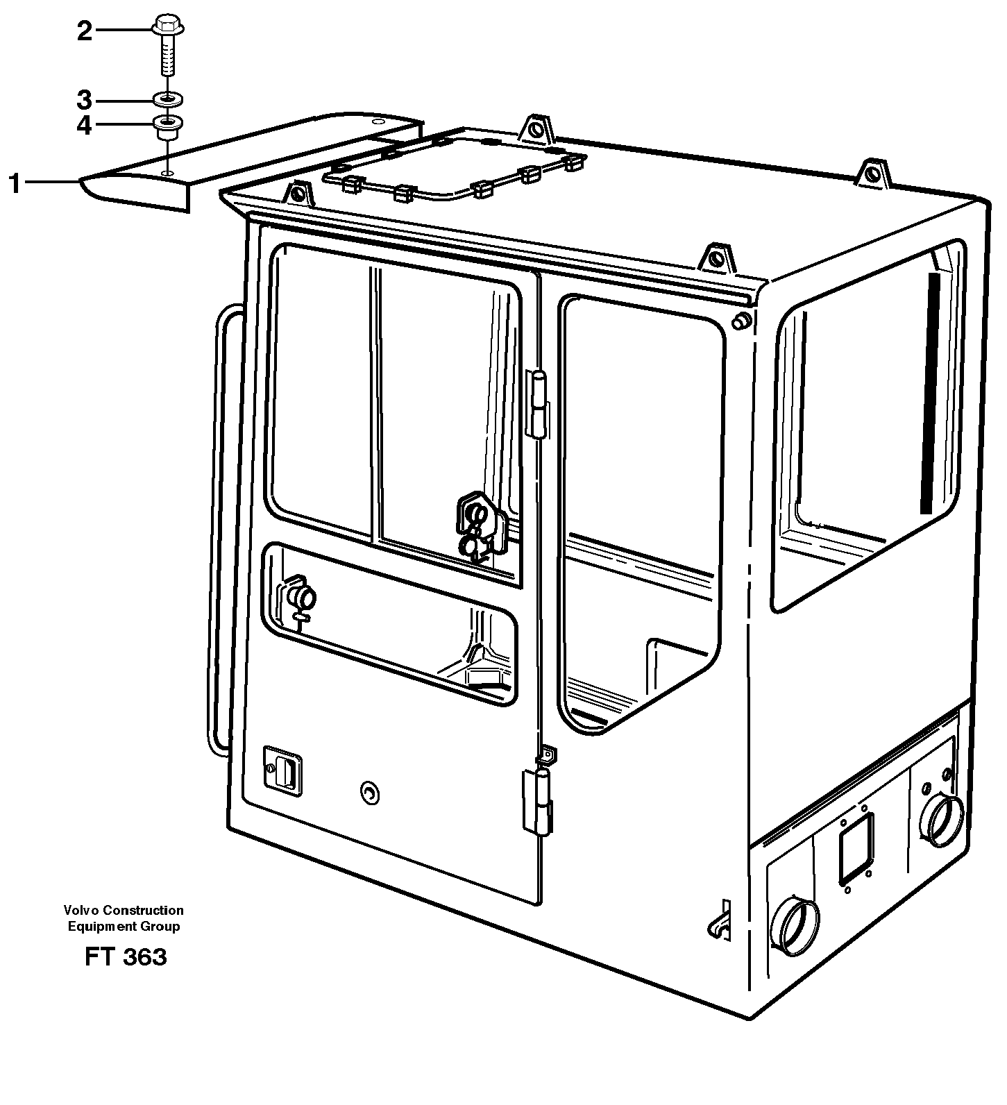 Support,front VOE14343266 VOLVO
