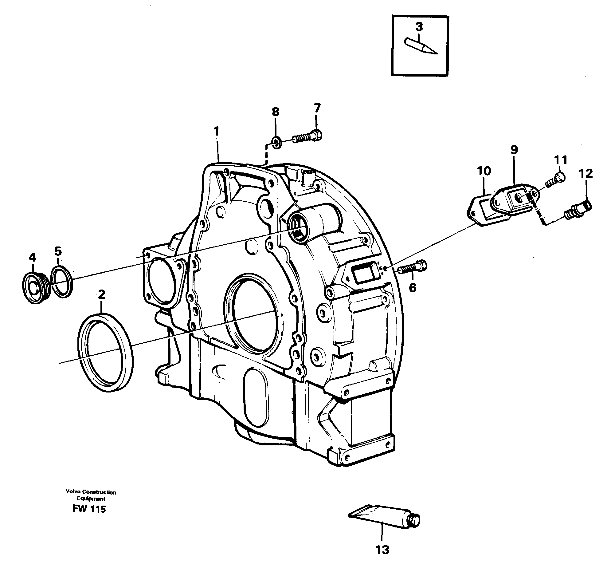 Heating Pipe VOE14343835 VOLVO