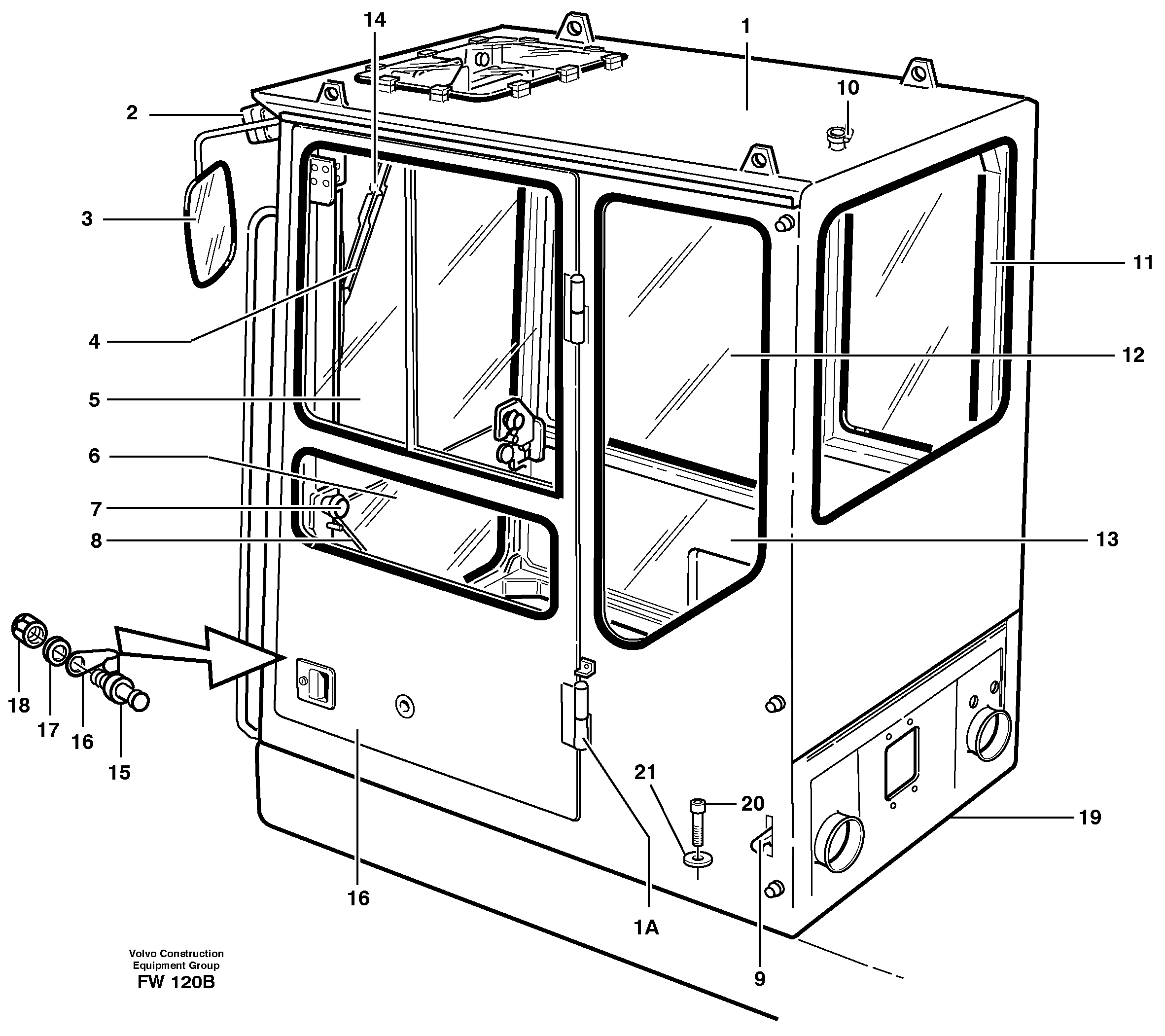 Driver's Cab VOE14266697 VOLVO