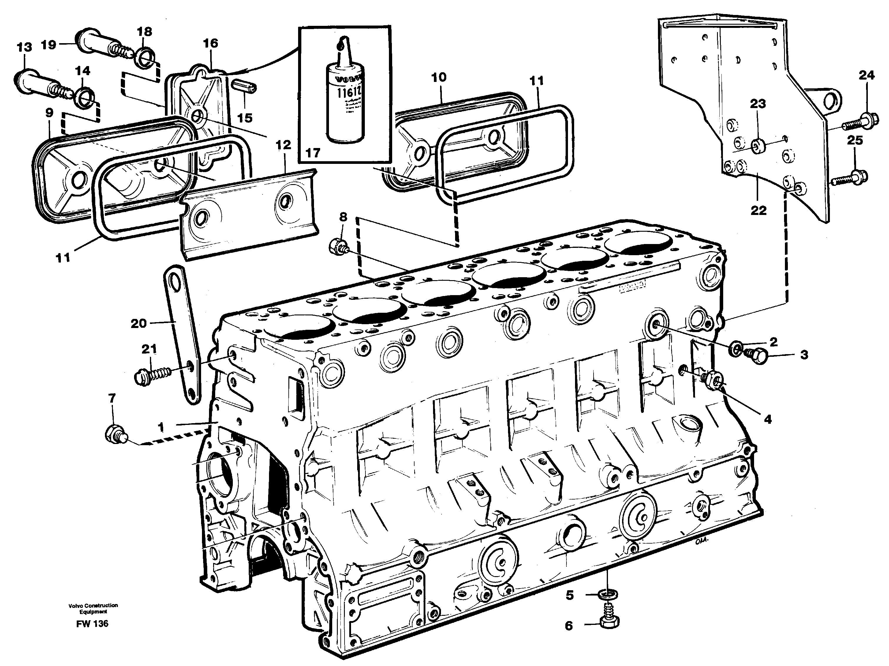Bracket VOE11032760 VOLVO