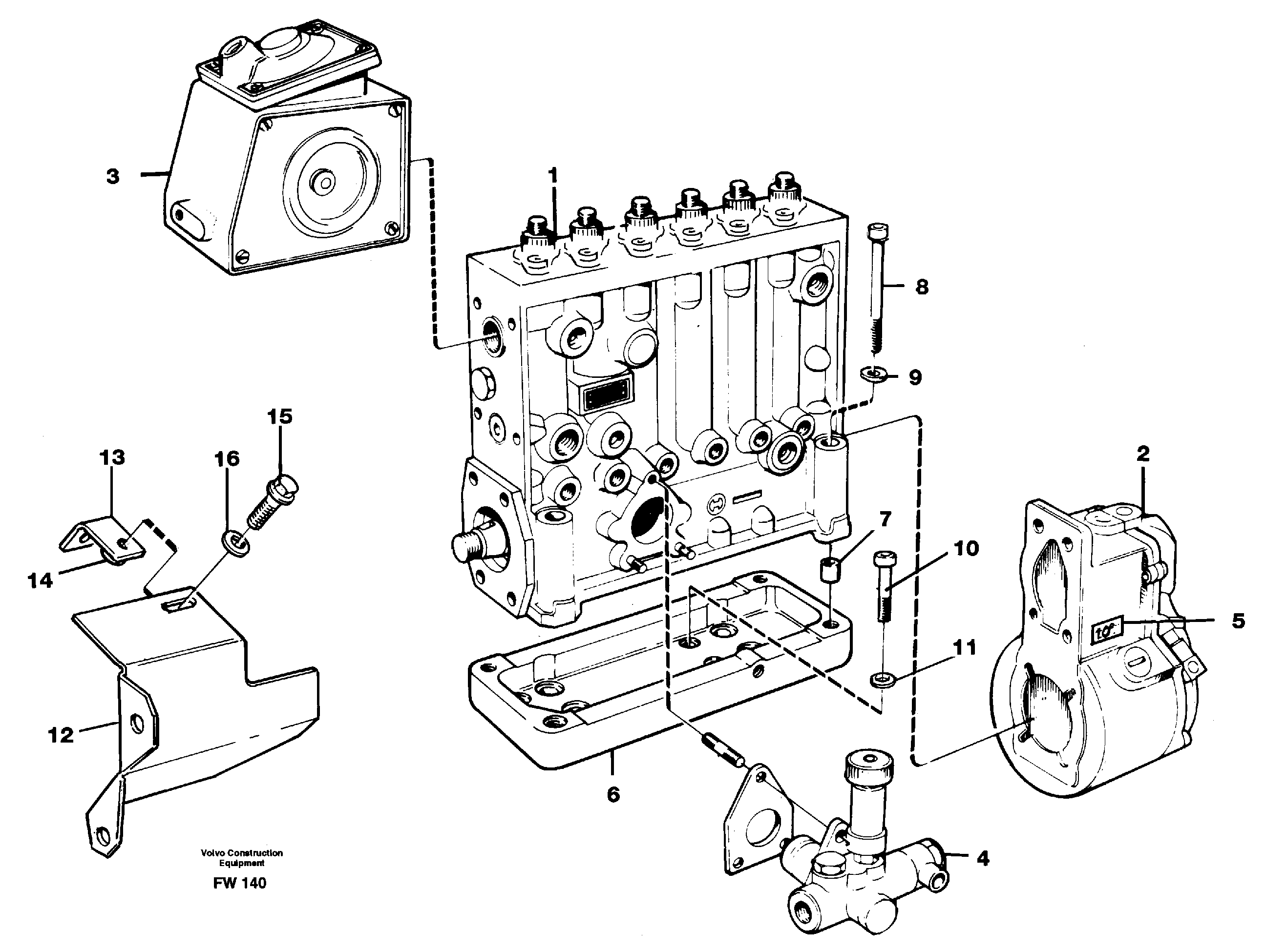 Angled plate VOE477058 VOLVO