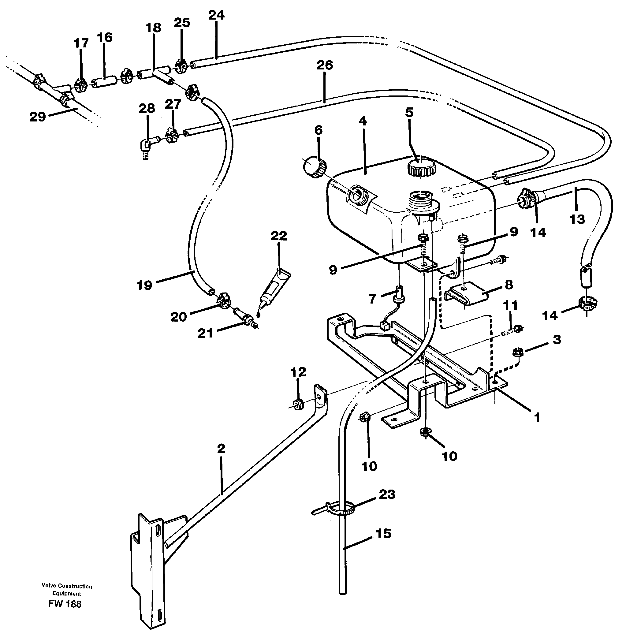 Bracket VOE14340394 VOLVO