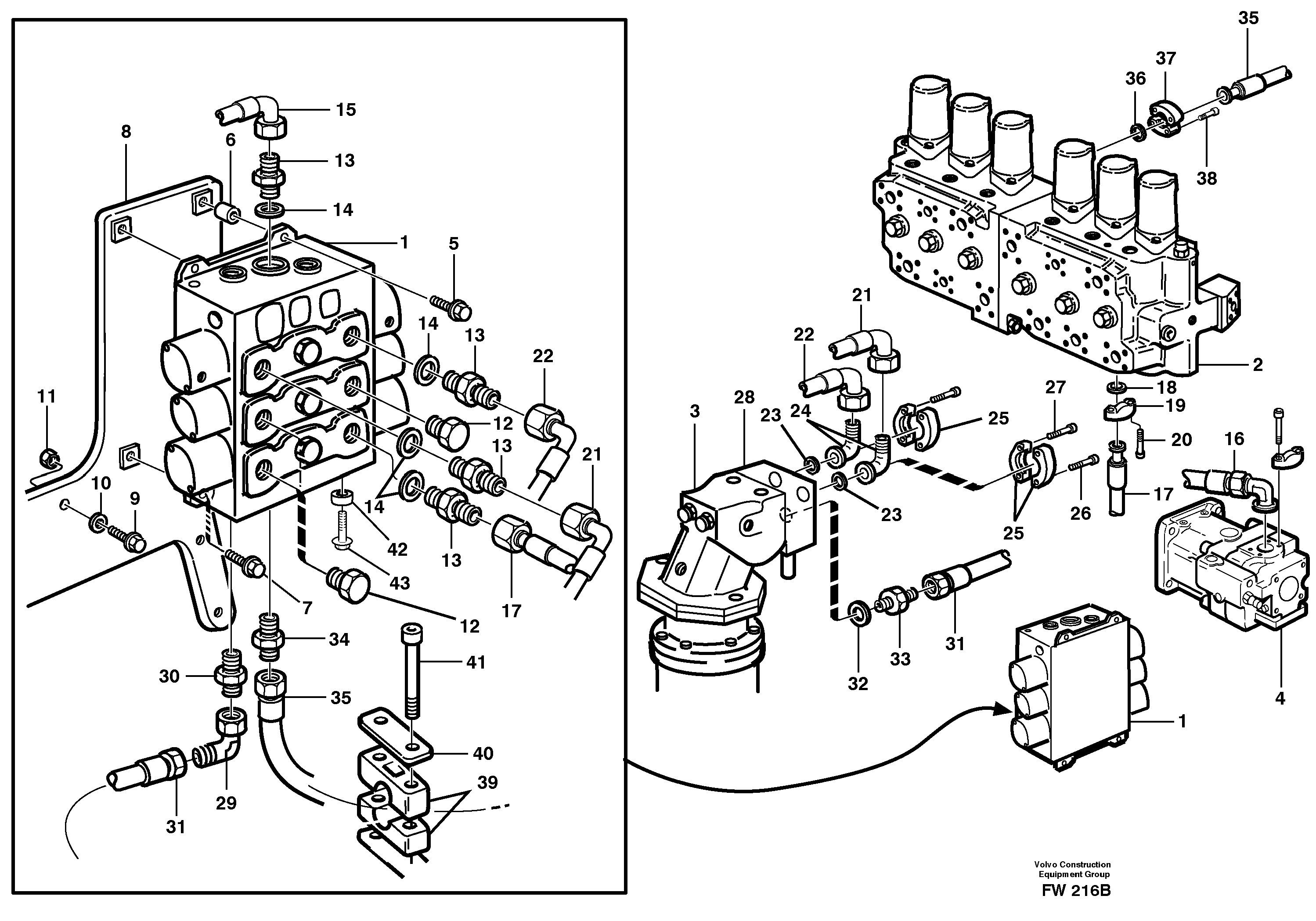 Bulkhead VOE14310057 VOLVO