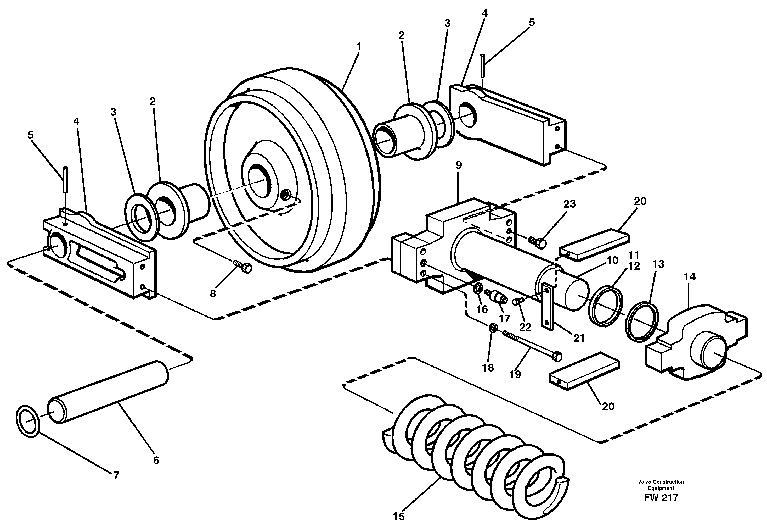 Valve Spring VOE14340960 VOLVO