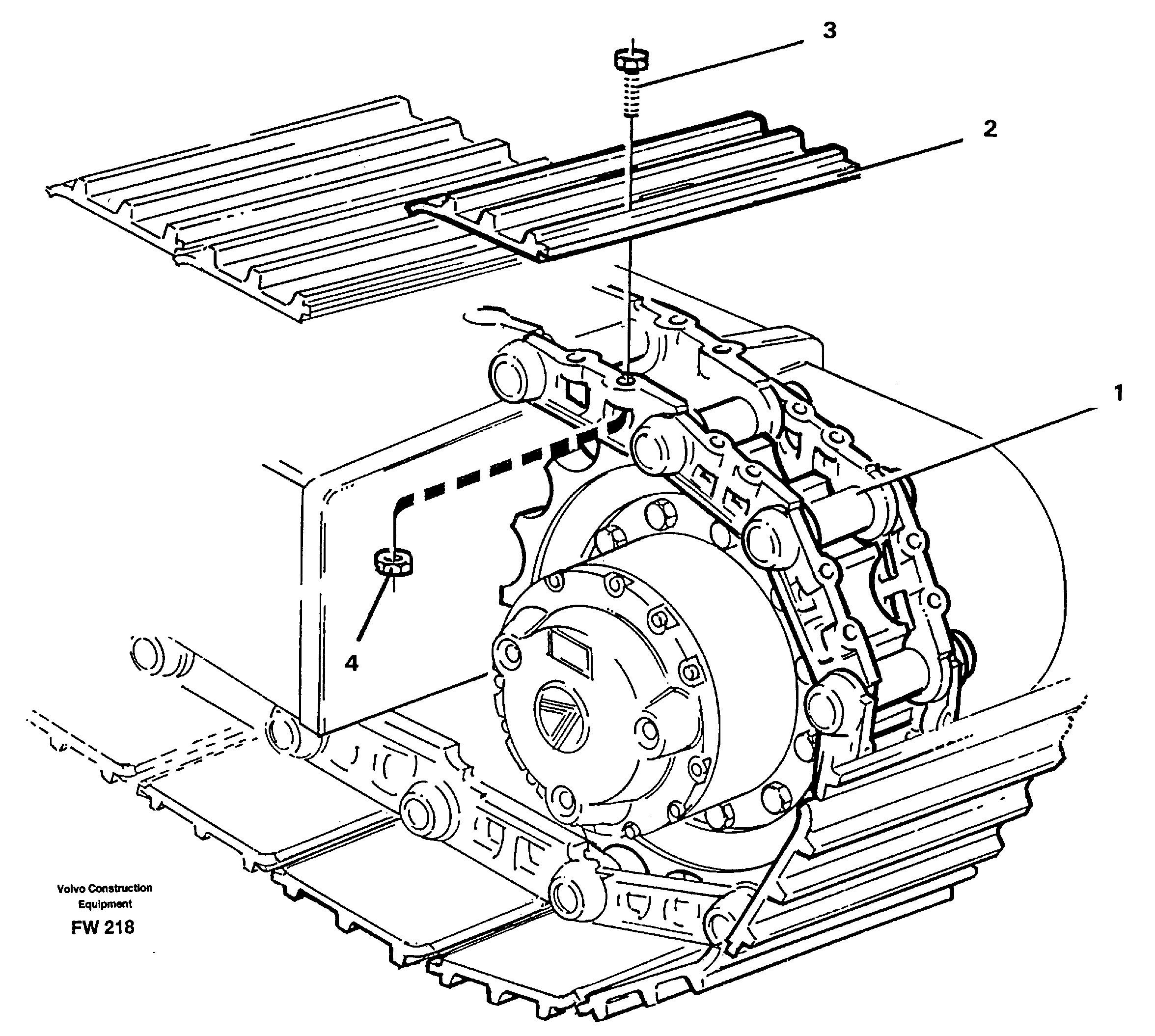 Track Assembly VOE14344861 VOLVO
