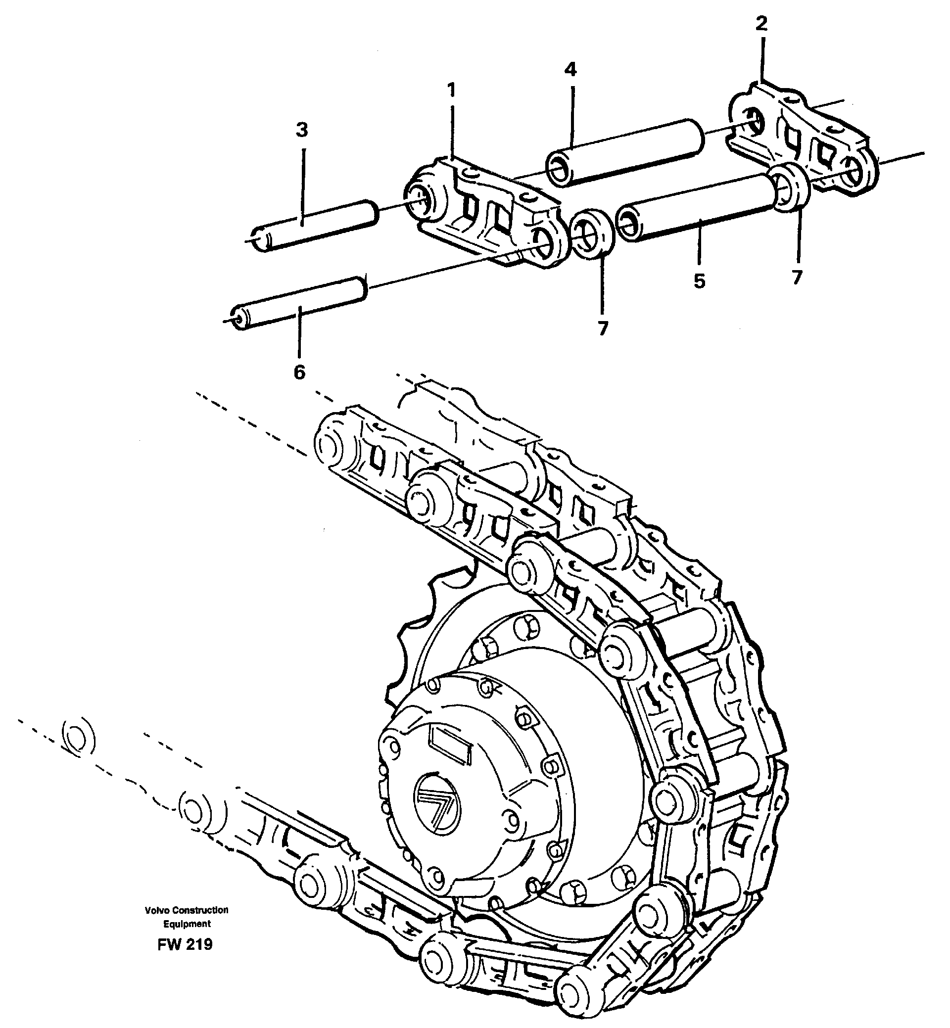 End Bolt VOE11705702 VOLVO