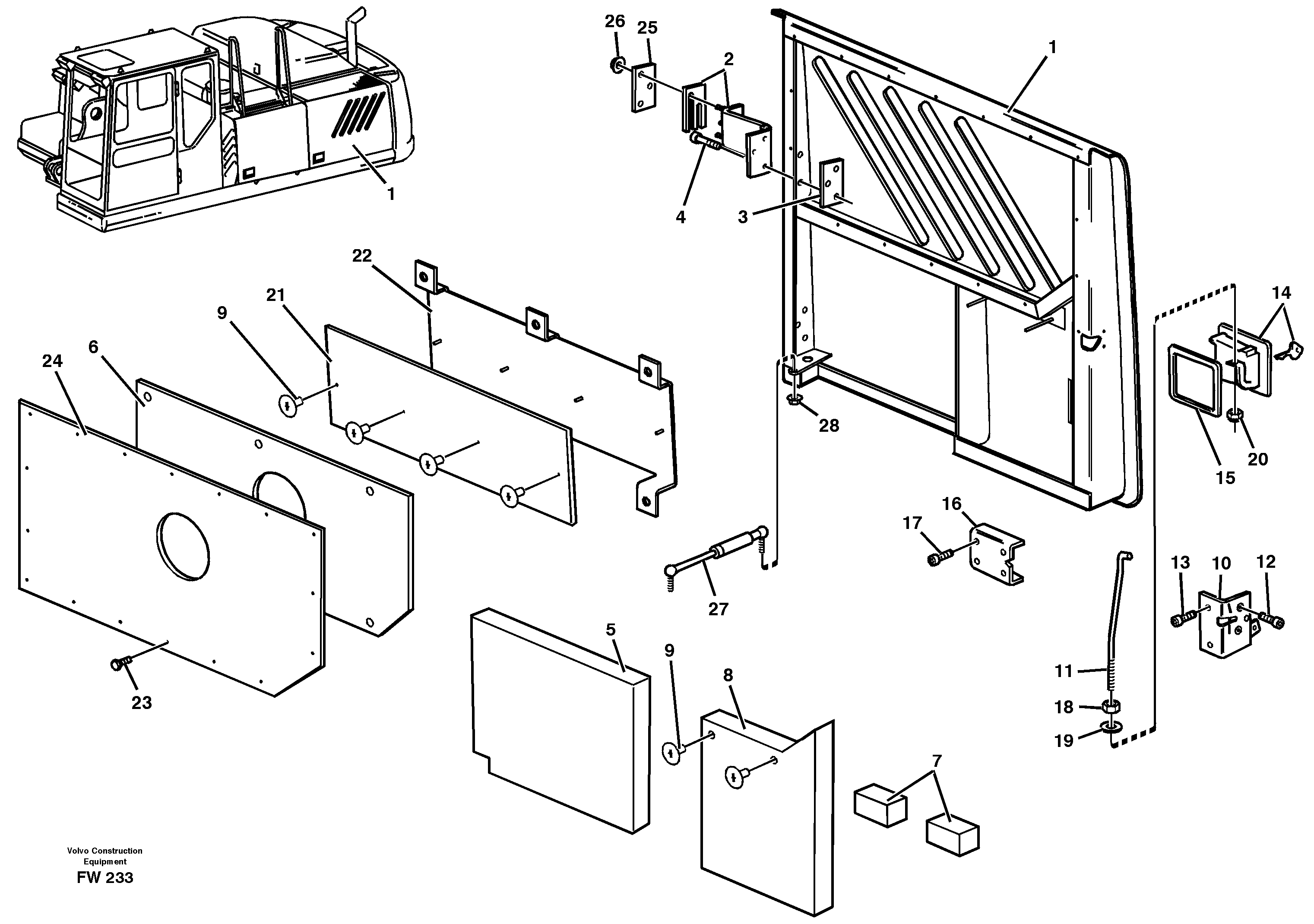 Sound absorber VOE14343876 VOLVO