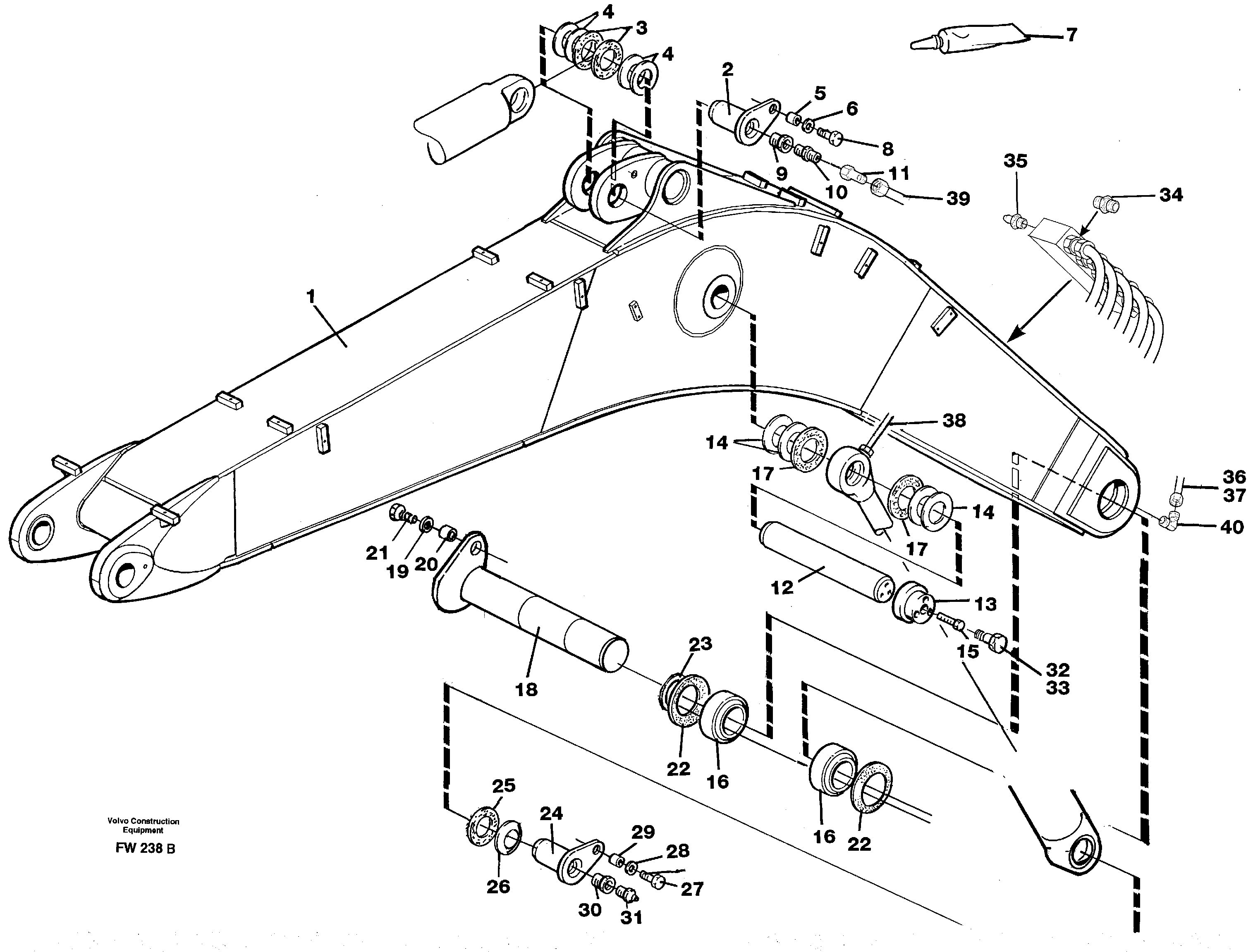 Upholstery Rail RM/VOE14345268 VOLVO