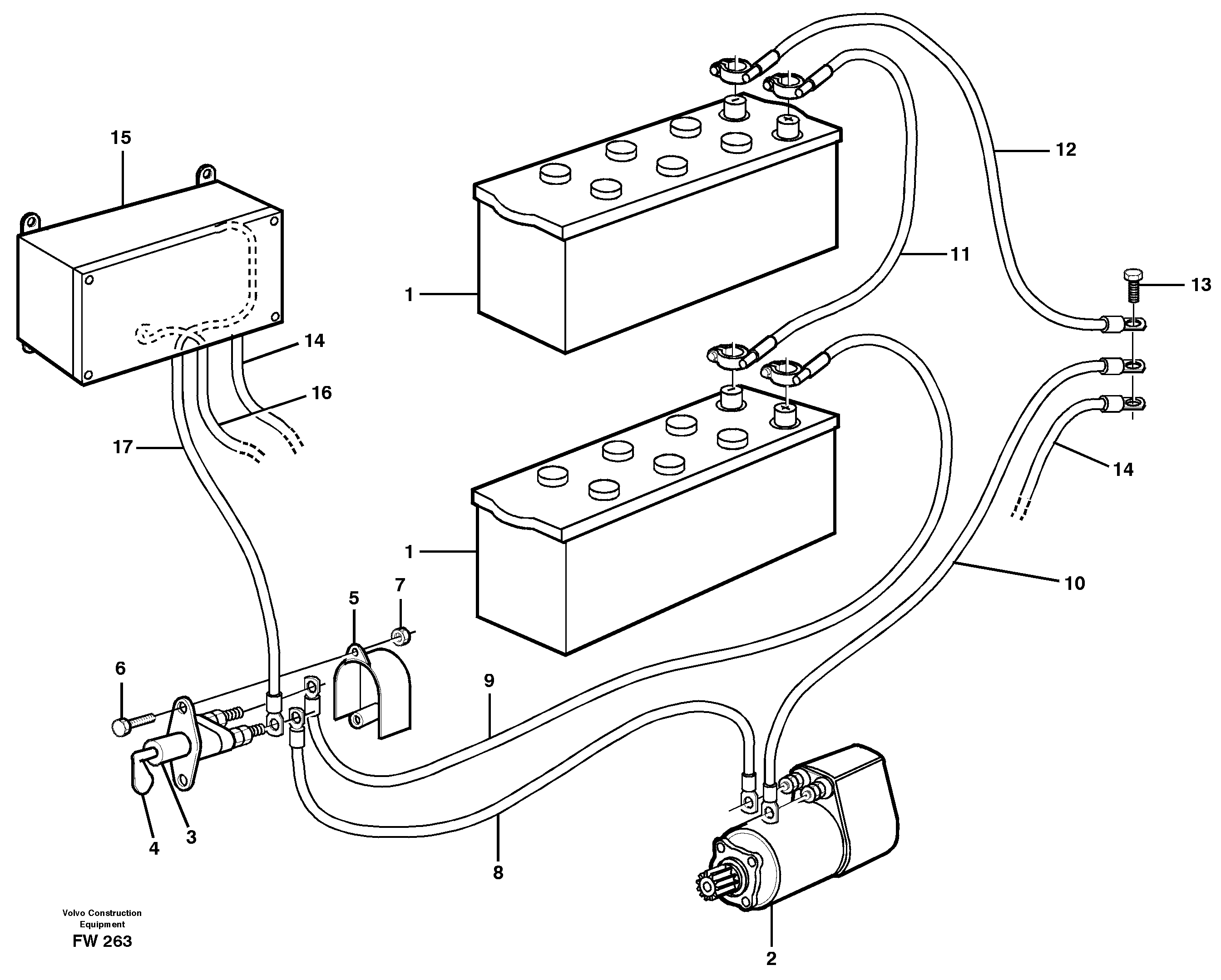Brush Bearing VOE14342144 VOLVO