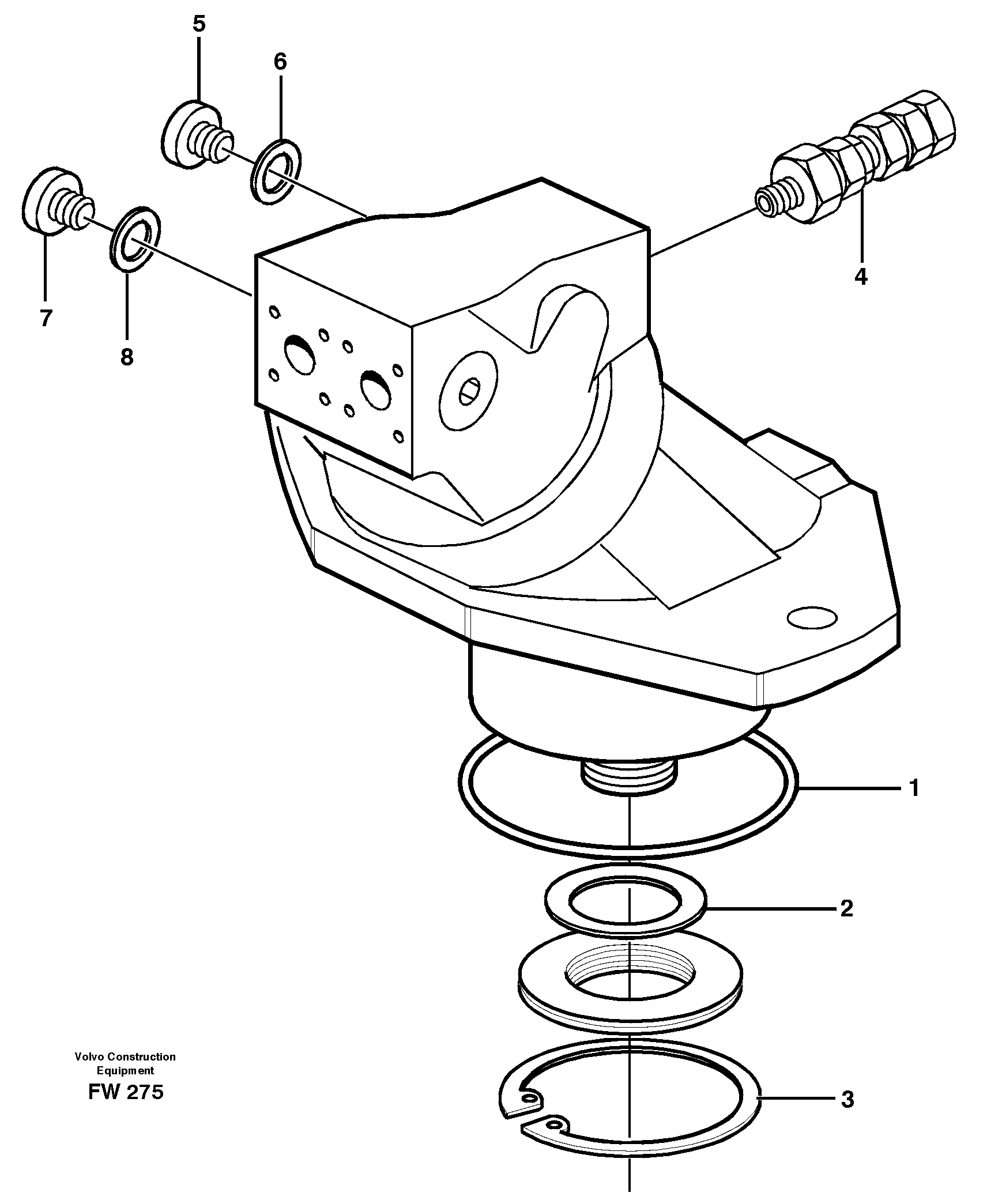 Opr Cylinder VOE14265302 VOLVO