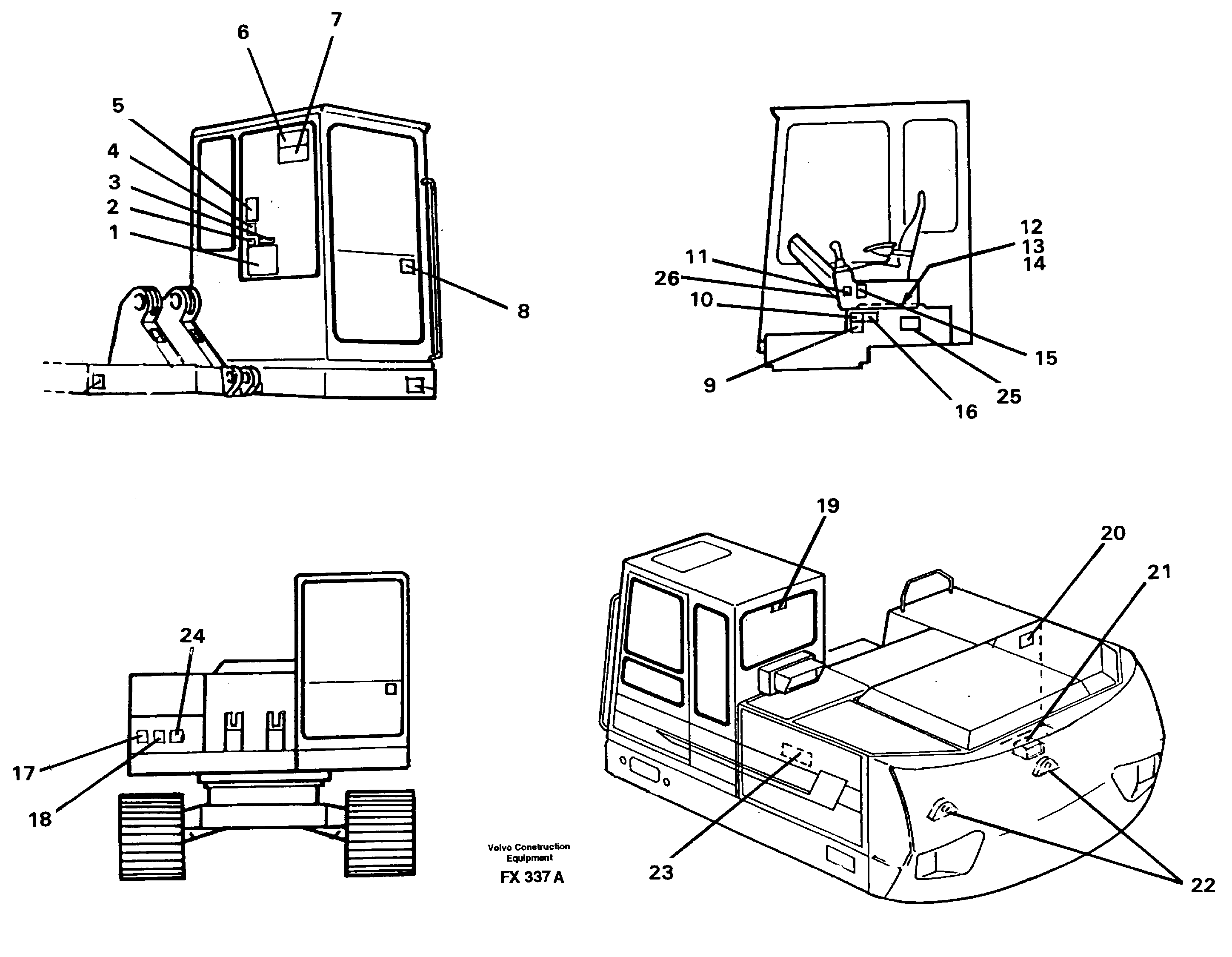 Angled plate VOE14247691 VOLVO