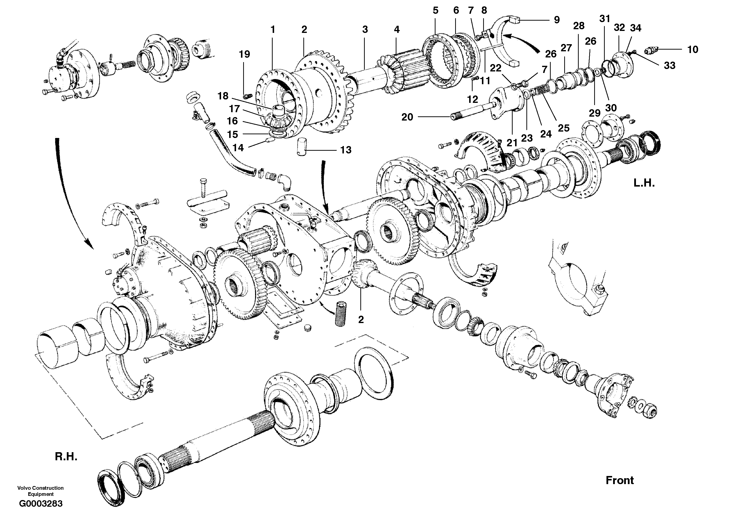 Mounting rail CH51D-0808 VOLVO