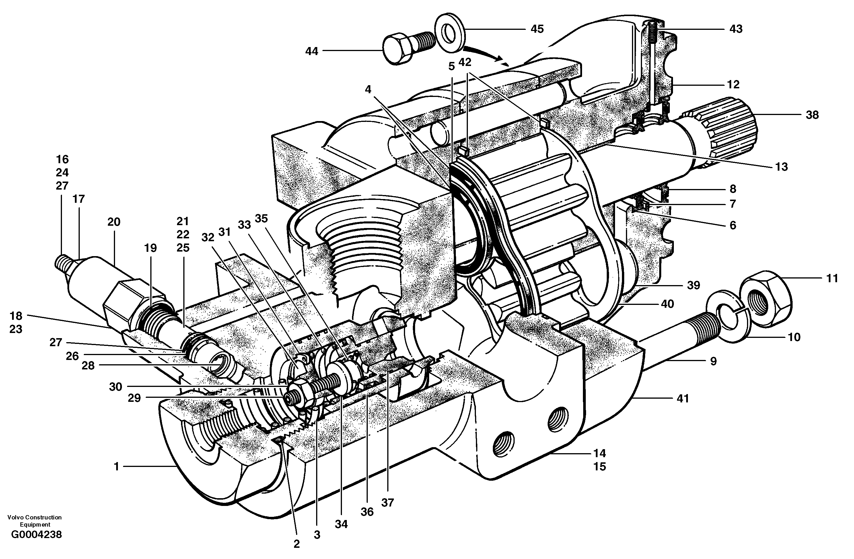 Piston pump CH81309 VOLVO