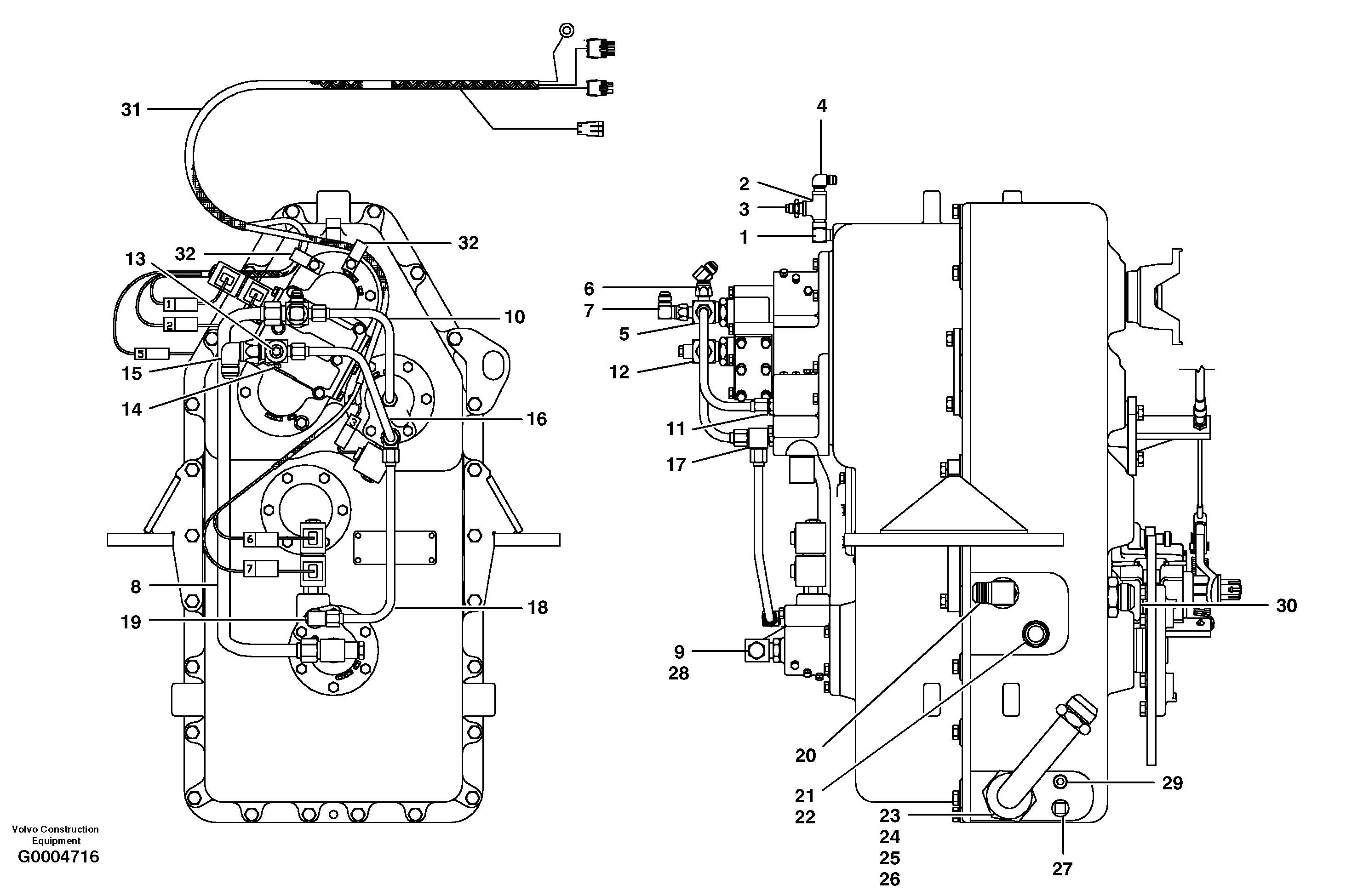 Plug CH115D-08 VOLVO