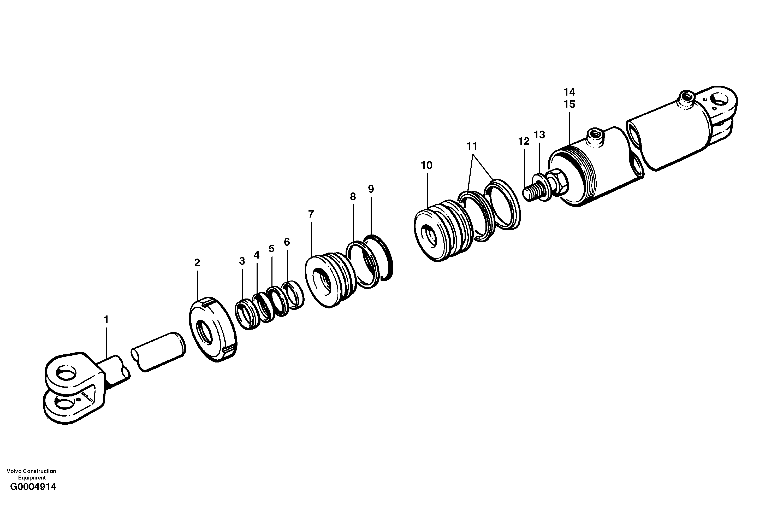 Back-up ring CH44344 VOLVO