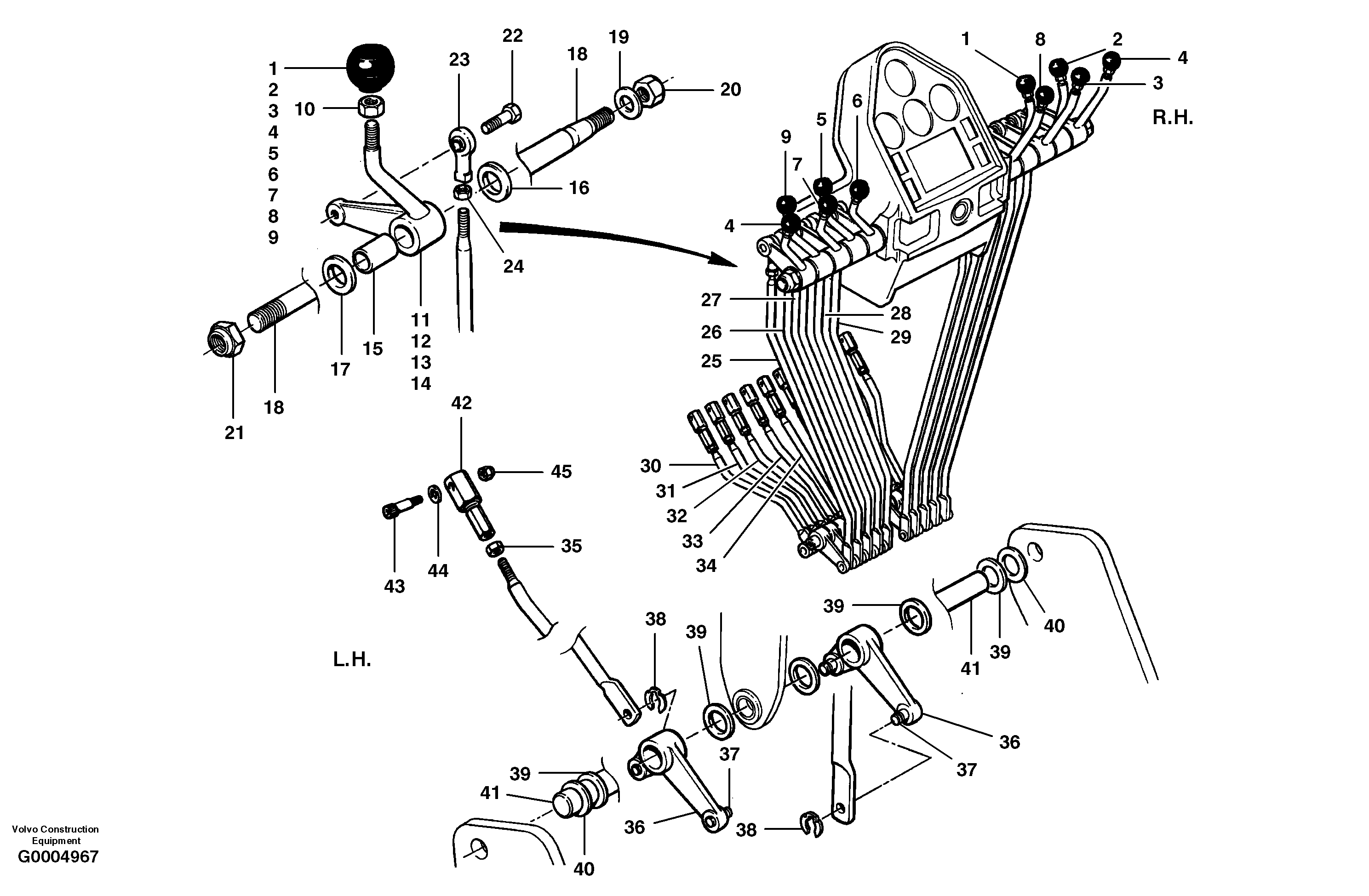 Lever CH78422 VOLVO