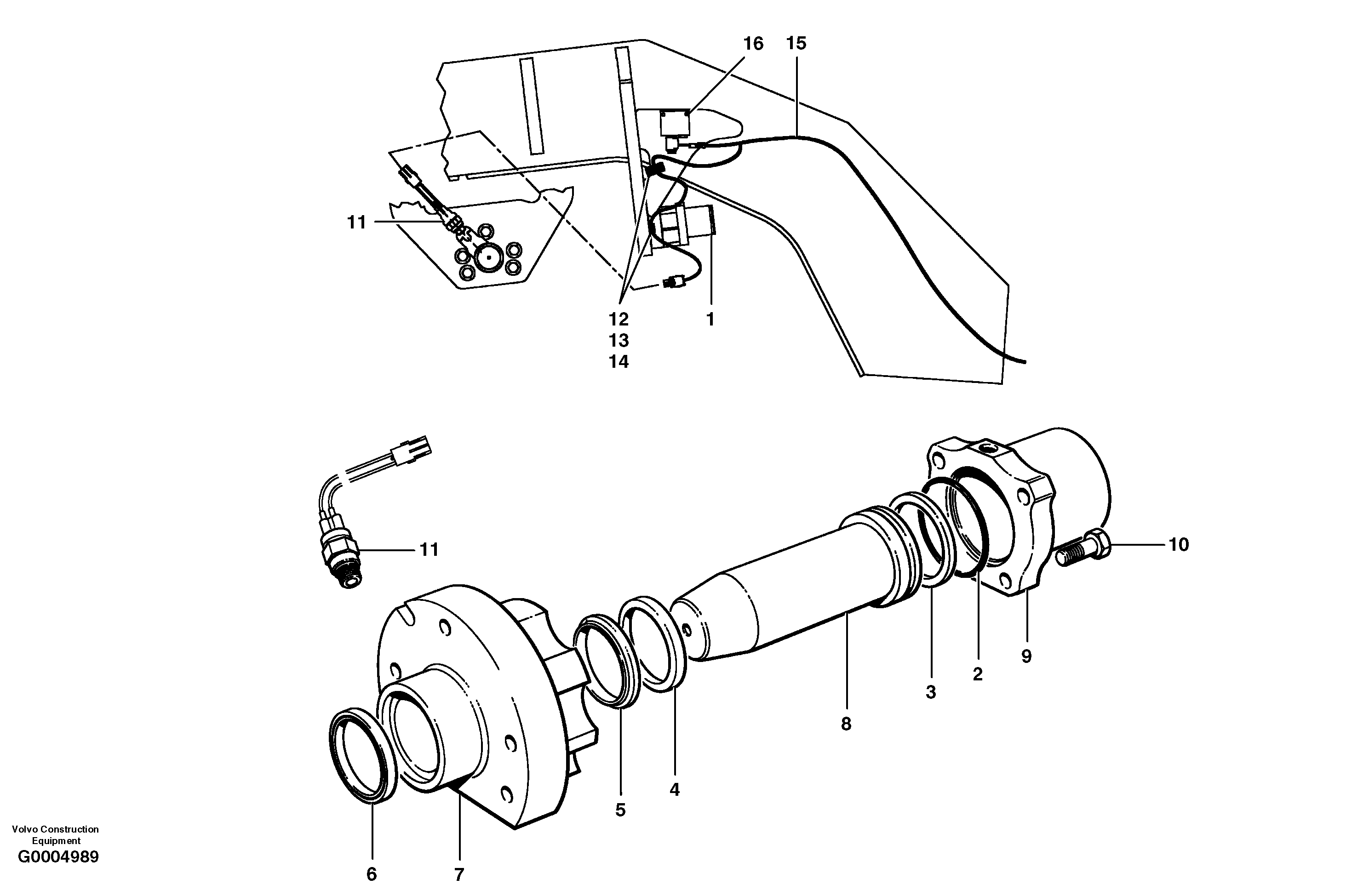 Hexagon screw CH50A-0806ZI VOLVO