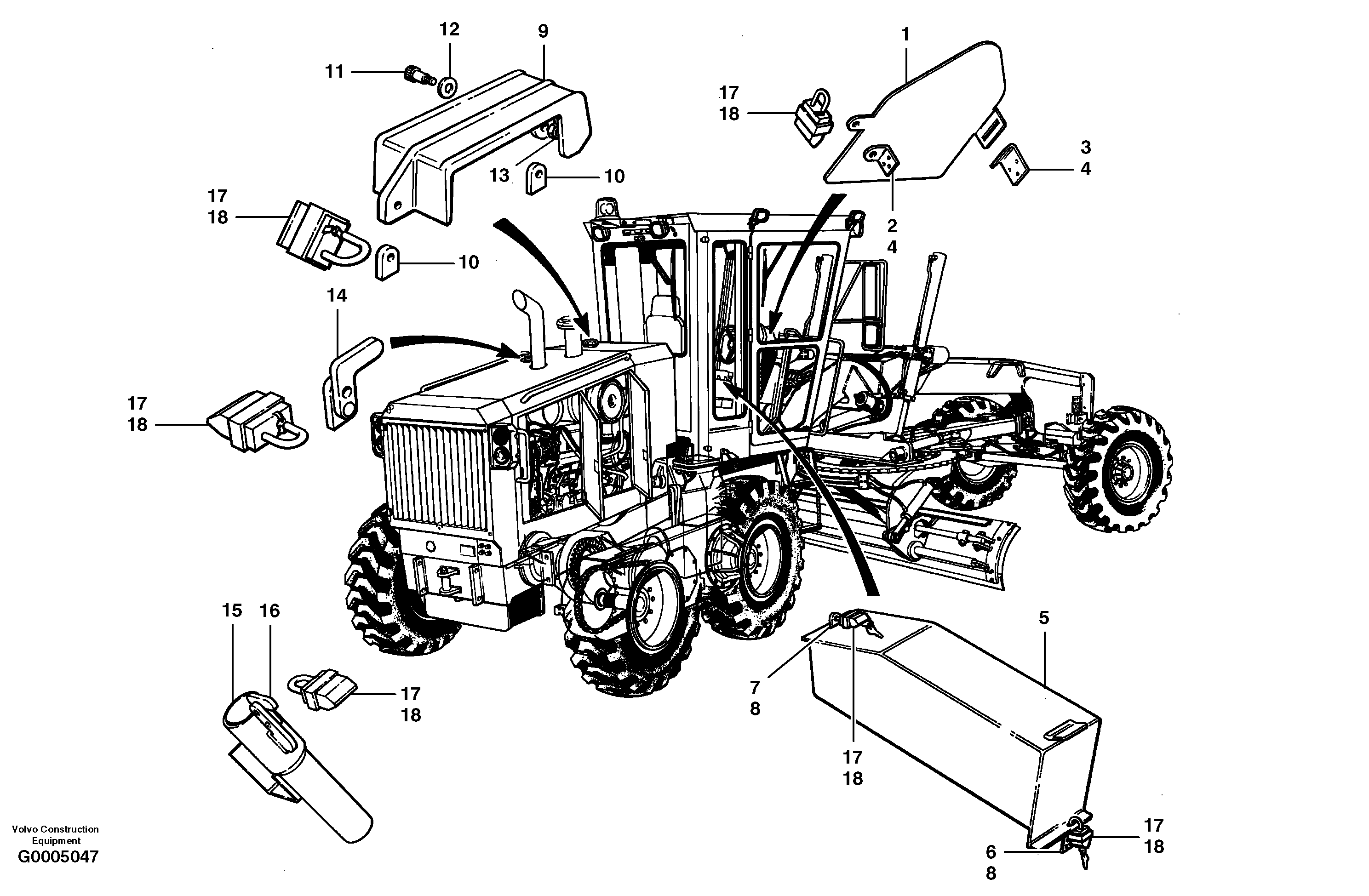 Clip CH73544 VOLVO