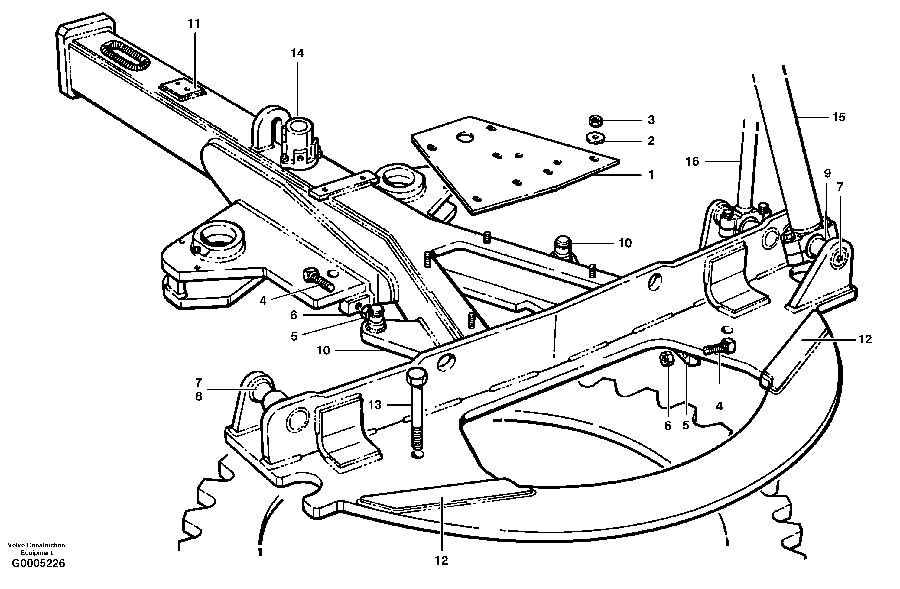 Cover Plate VOE12724638 VOLVO