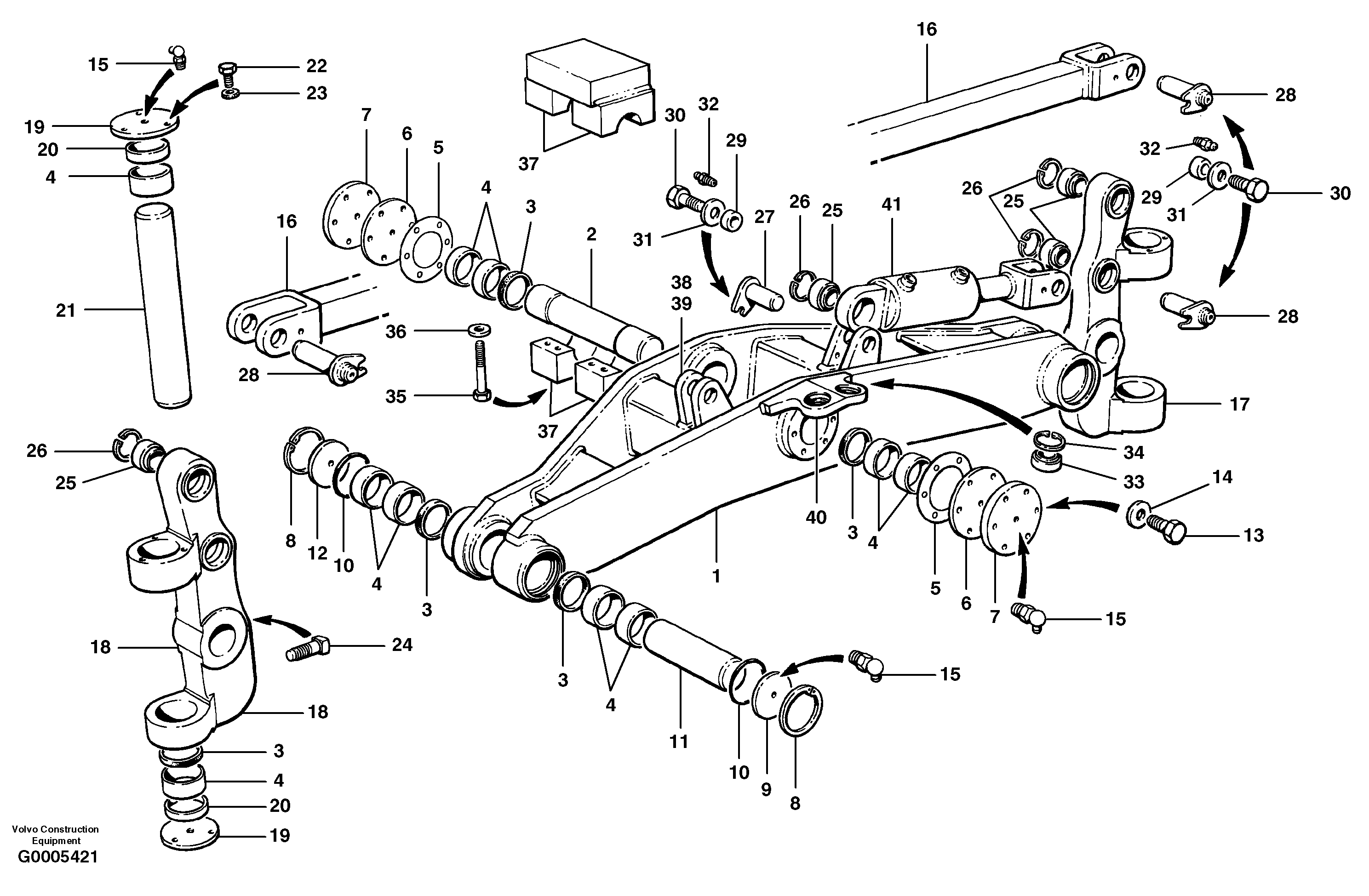 Knuckle CH87301 VOLVO