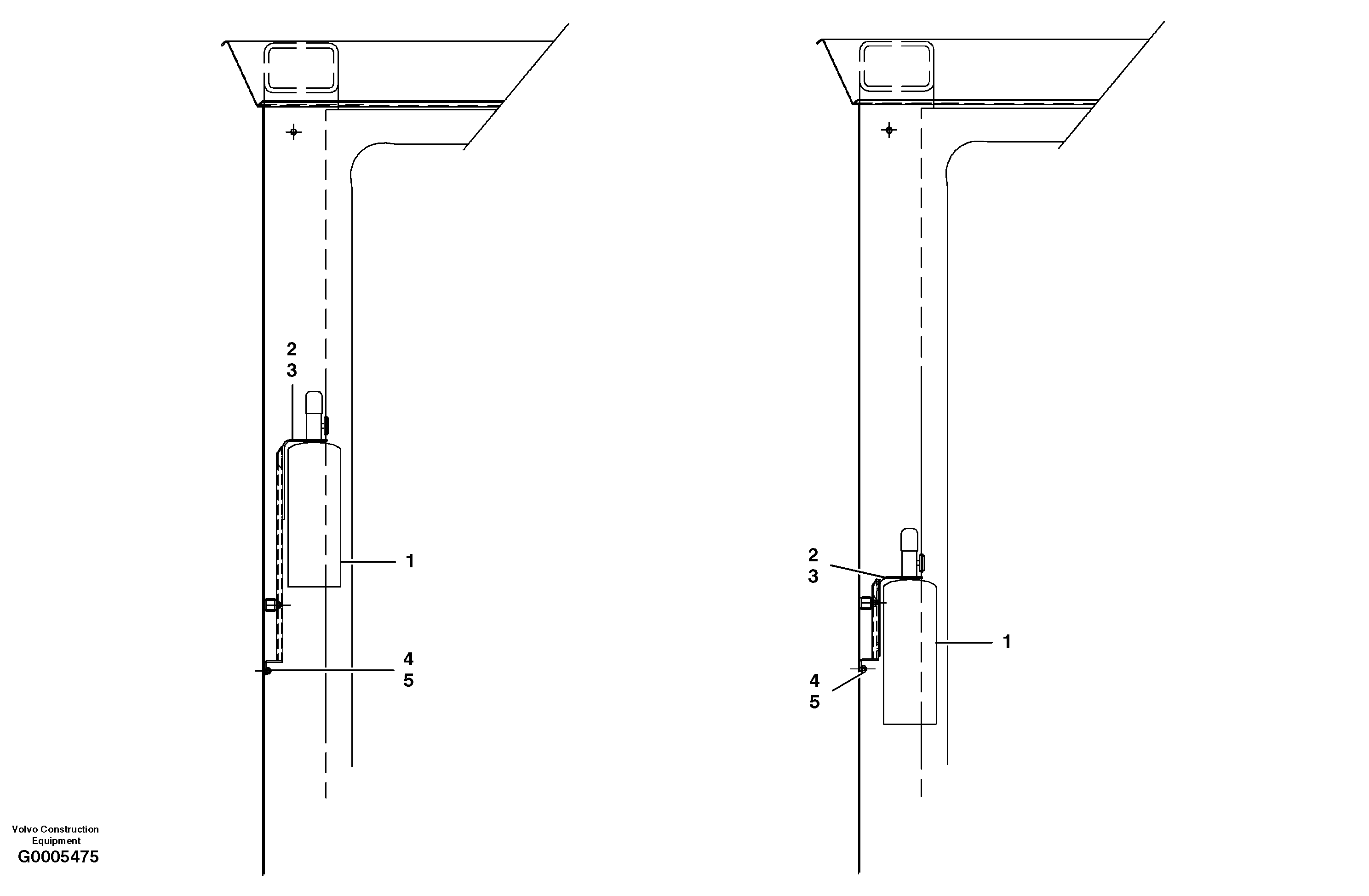 Bracket VOE12725350 VOLVO