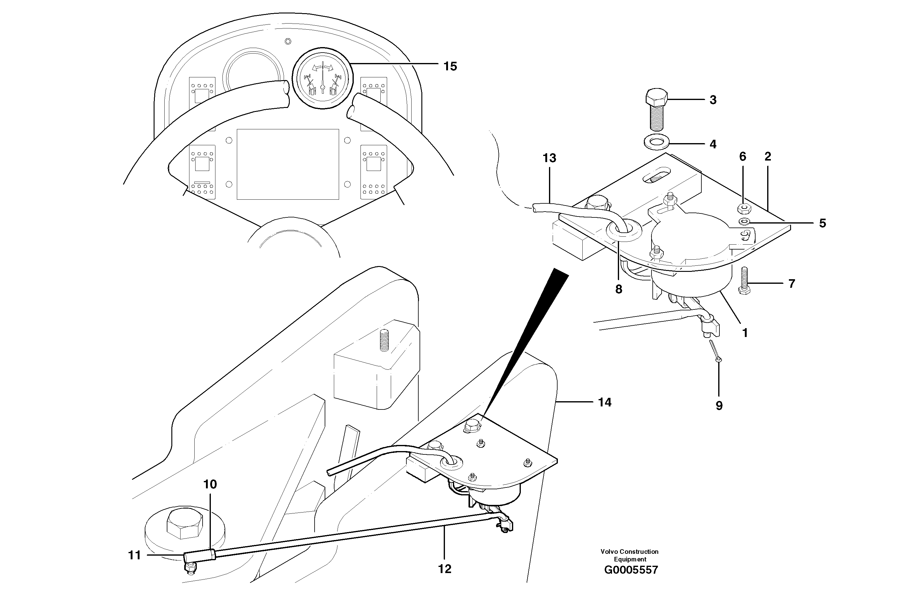 For upper engine part CH52C-0806 VOLVO