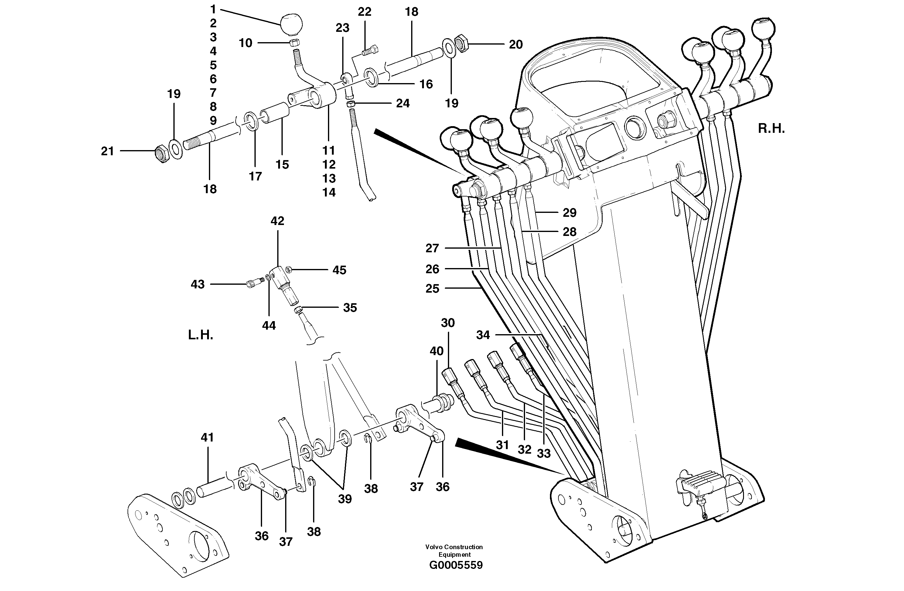Bellcrank VOE12730563 VOLVO