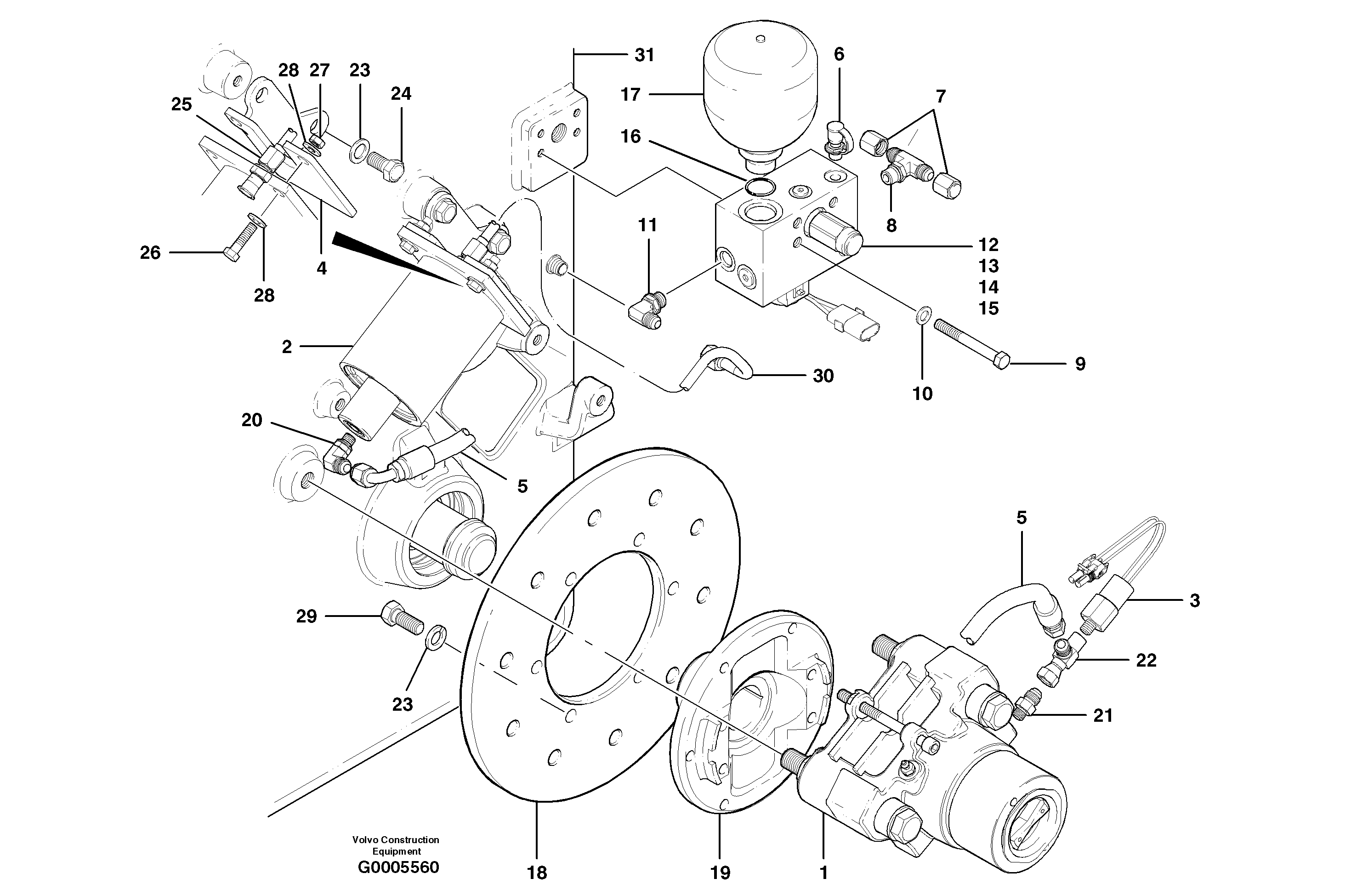 Press Indicator VOE12735211 VOLVO