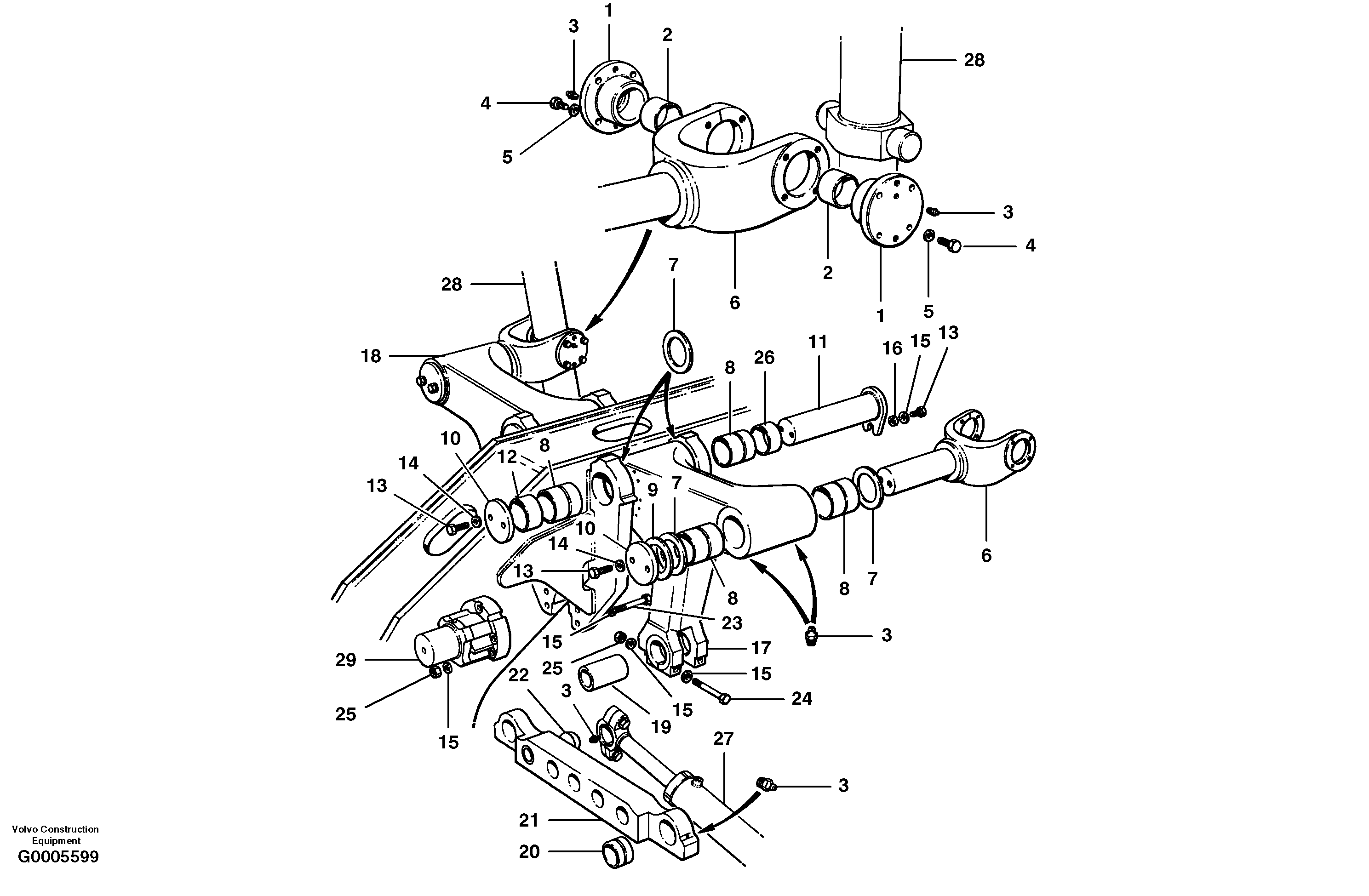 Mounting rail CH50A-1244ZI VOLVO