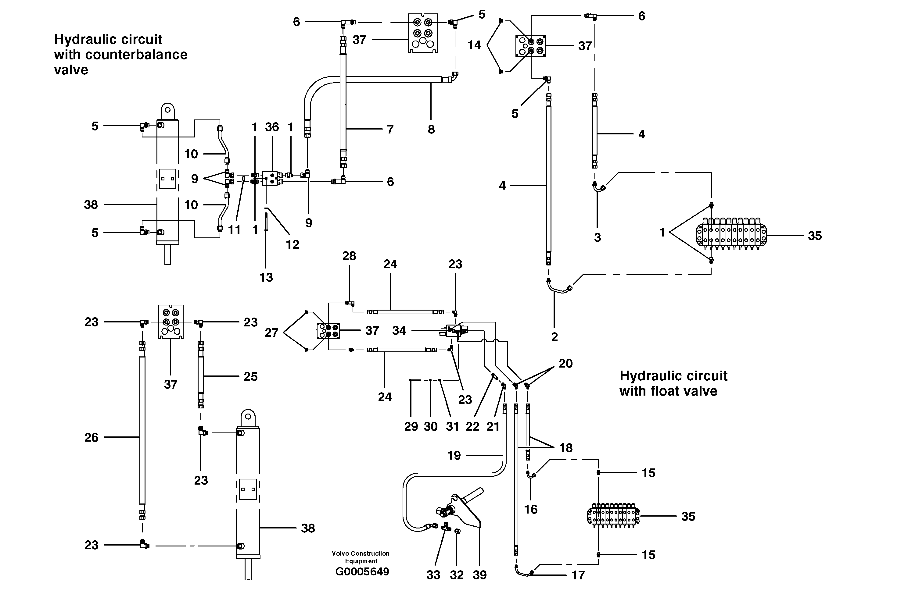 Hose assembly CH74429X32 VOLVO