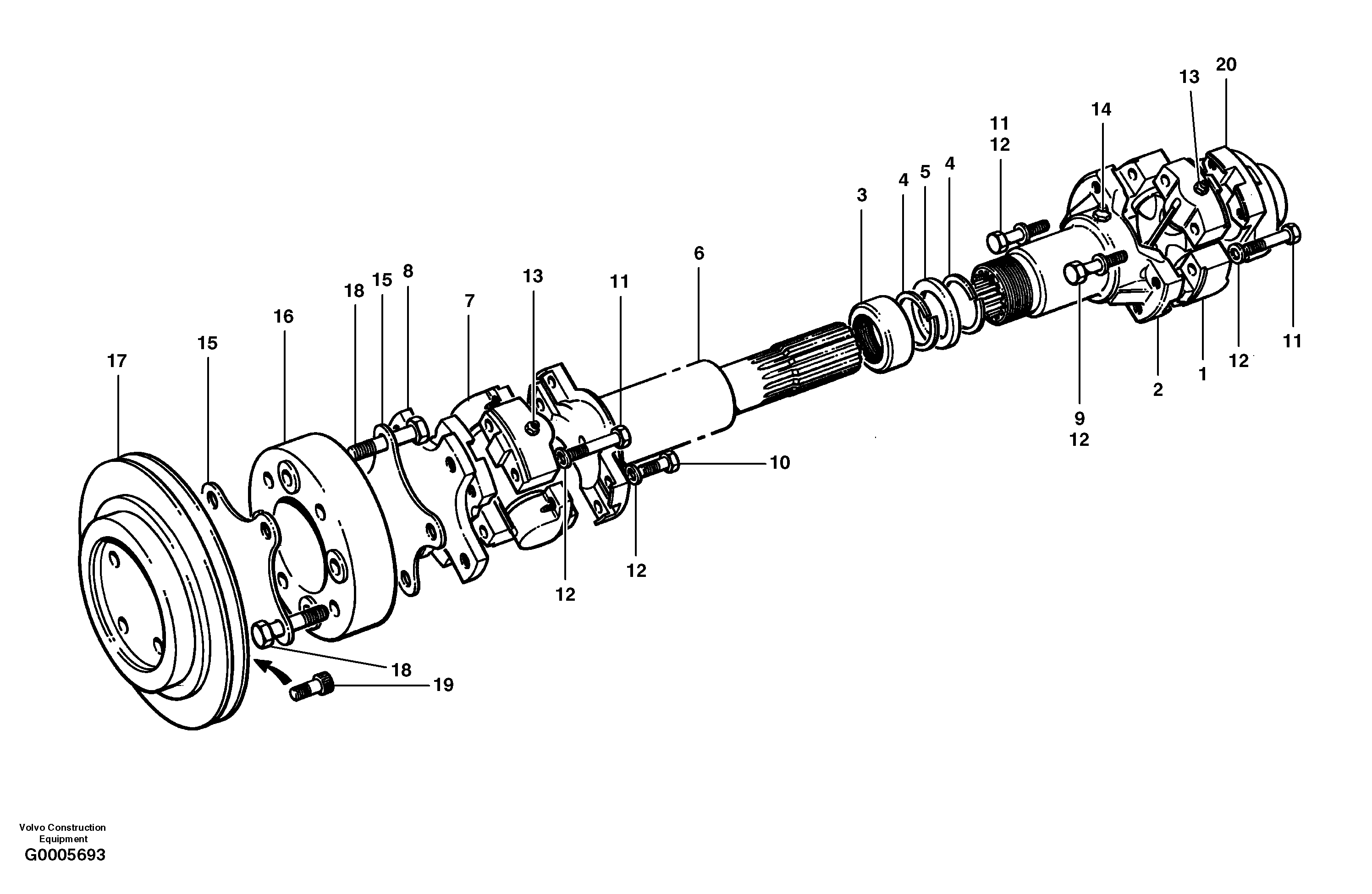 Yoke CH73993 VOLVO