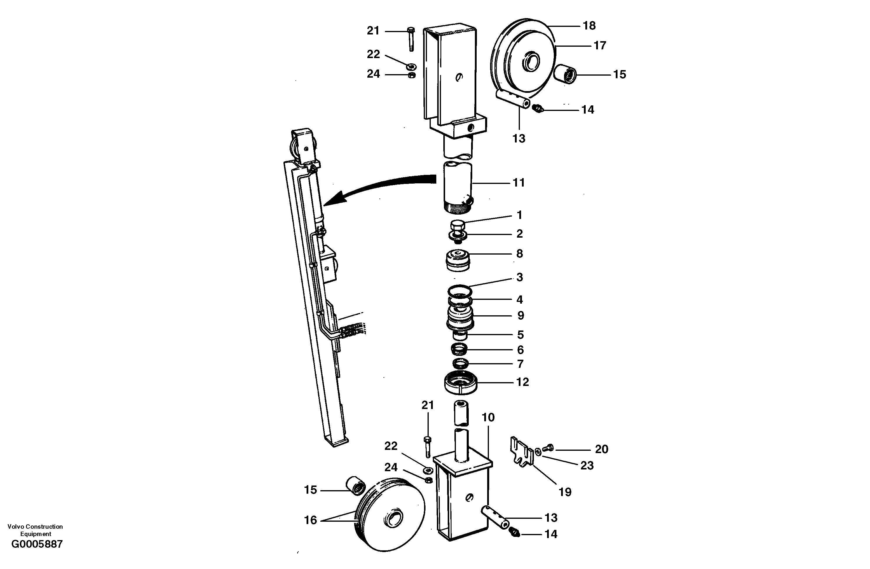 Oil Tap VOE12724636 VOLVO