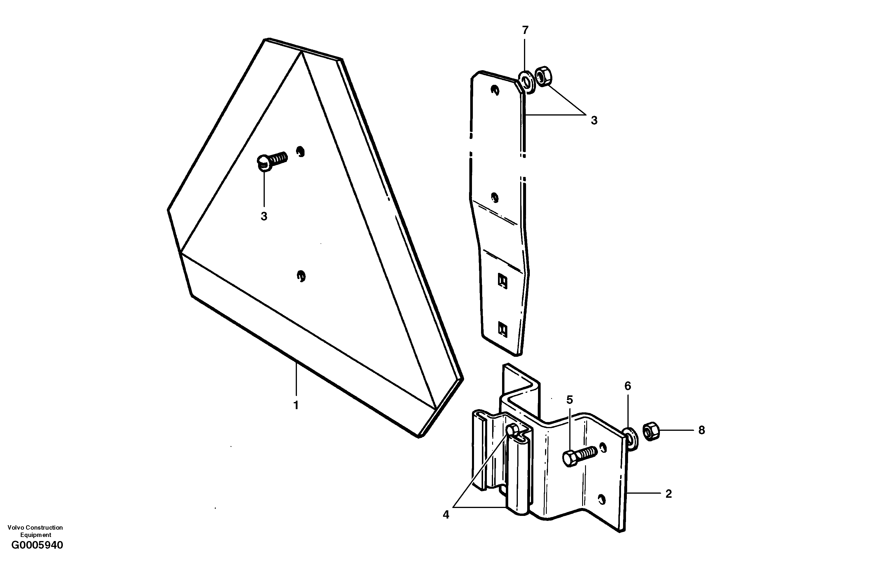 Bracket CH74042 VOLVO