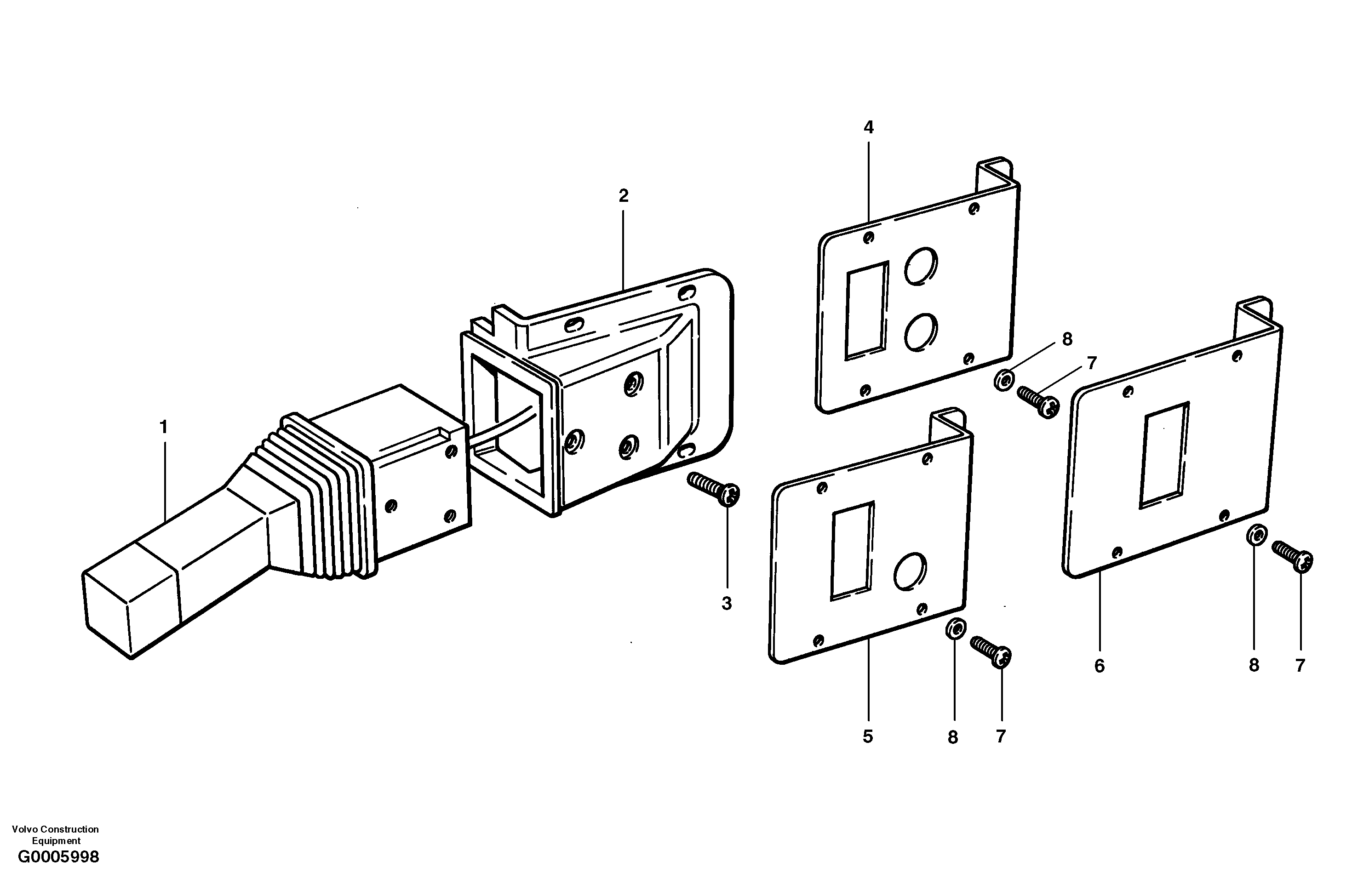 Switch Plate CH407052 VOLVO