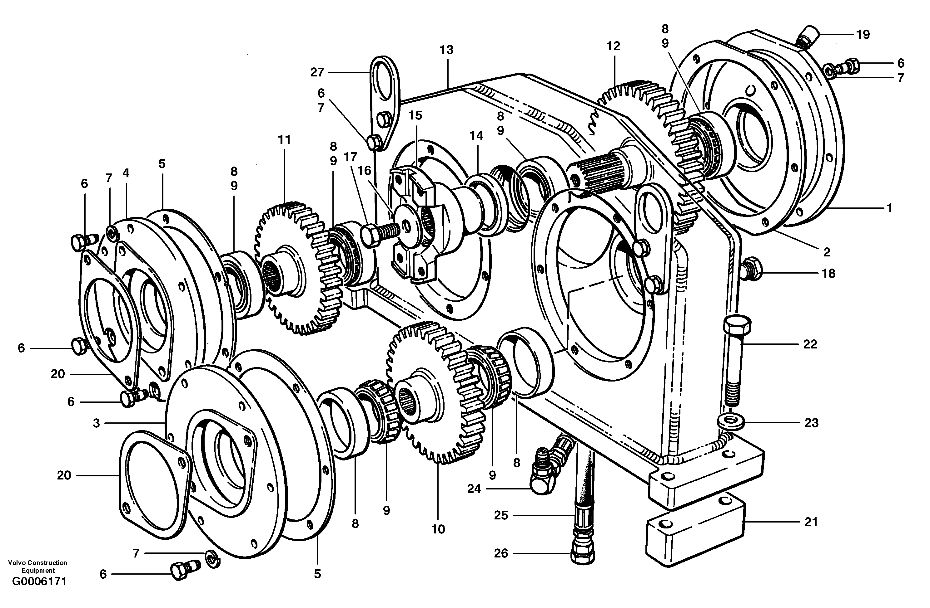 Gearbox CH87956 VOLVO