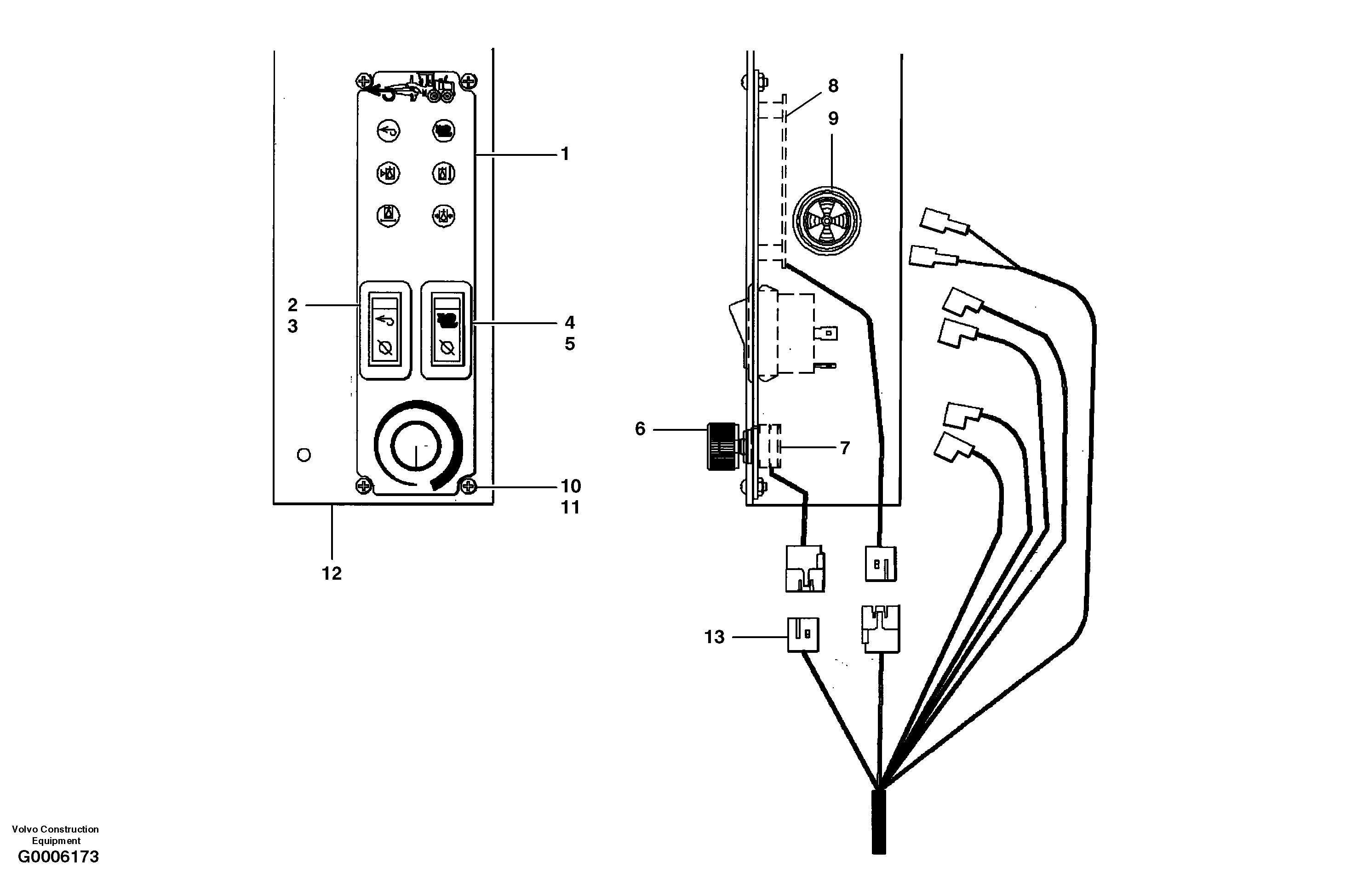 Switch CH87860 VOLVO