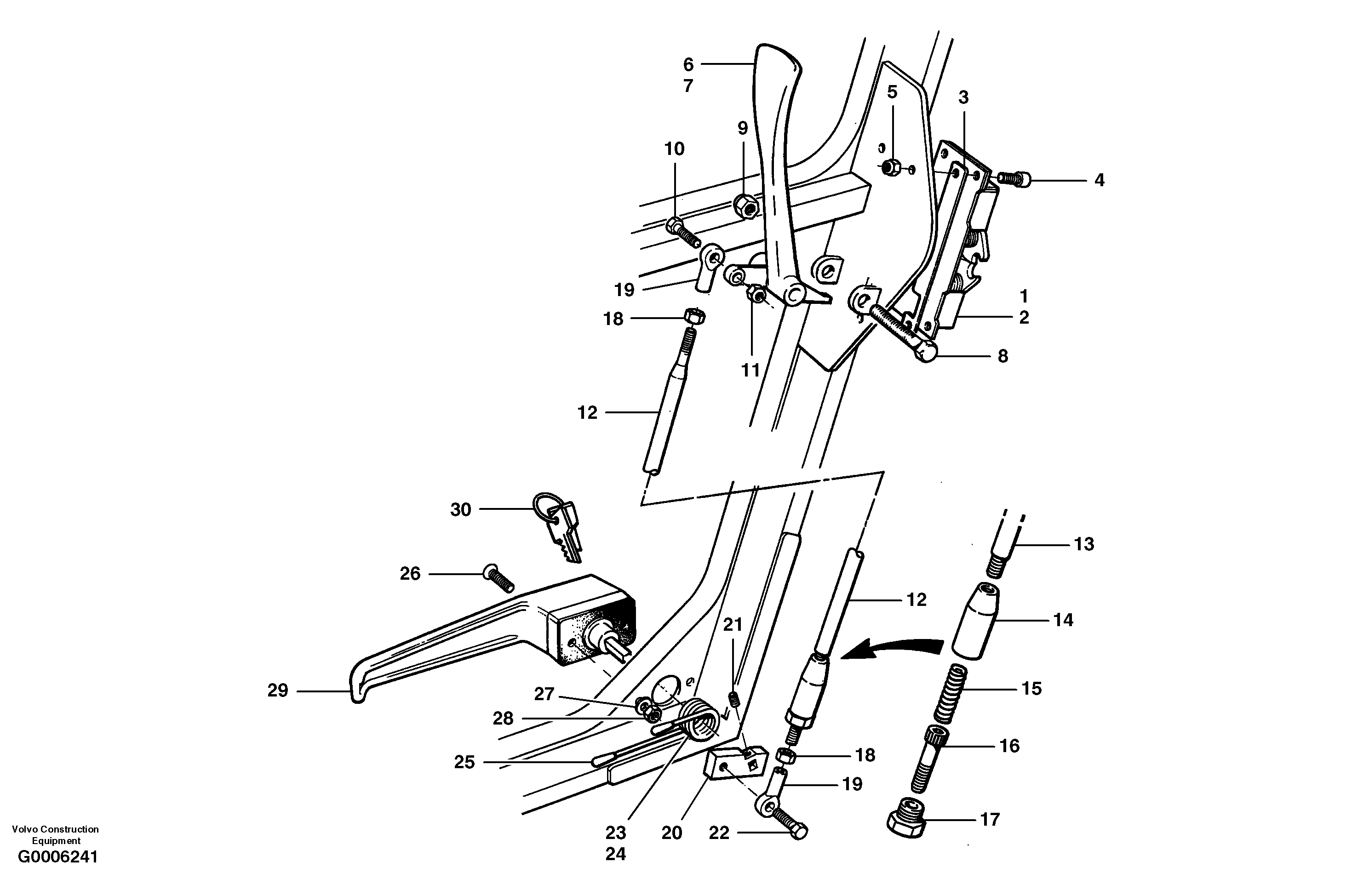 For upper engine part CH52E-1008 VOLVO