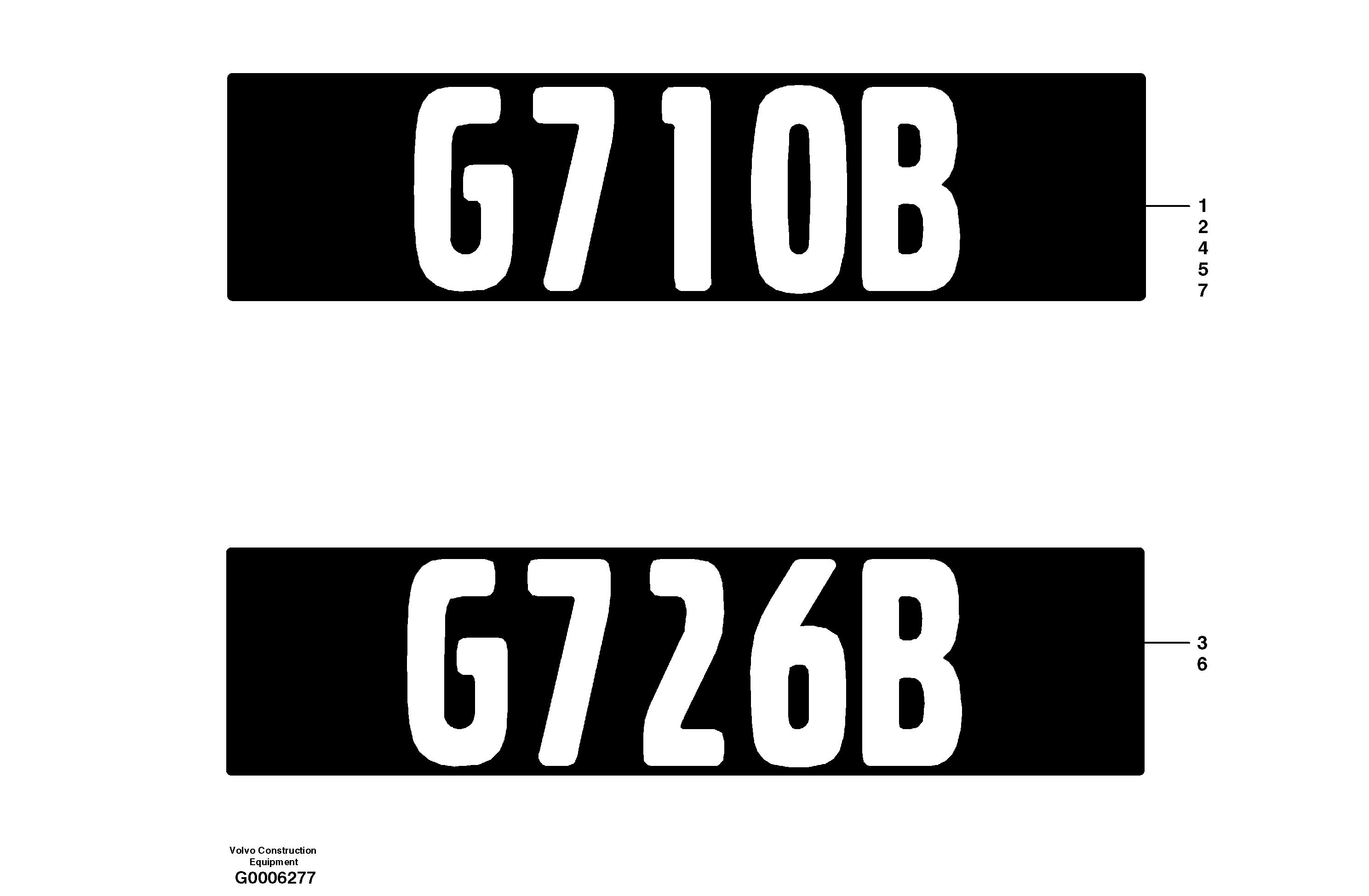 Decal VOE12730828 VOLVO