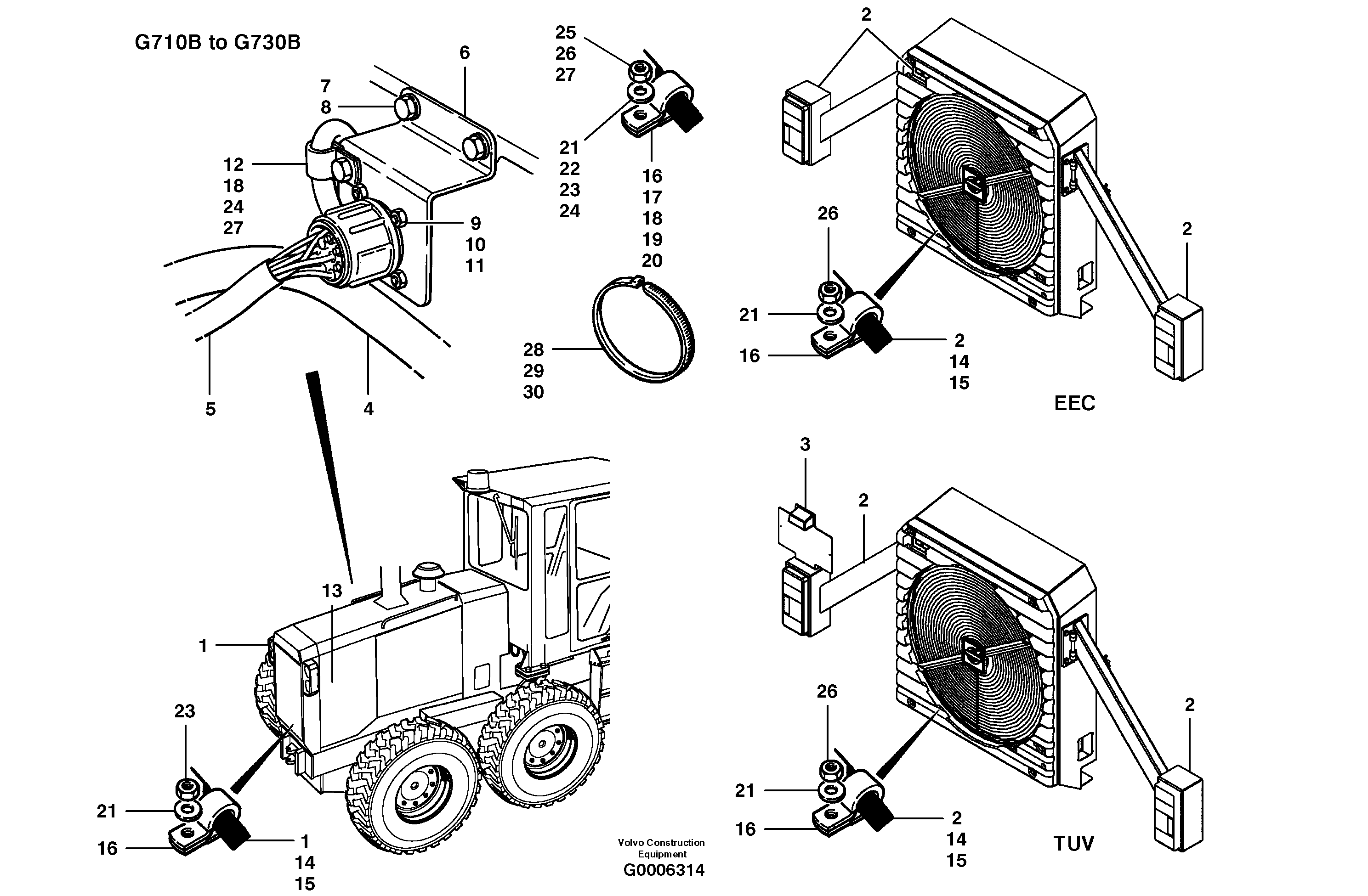 Bracket VOE12727133 VOLVO
