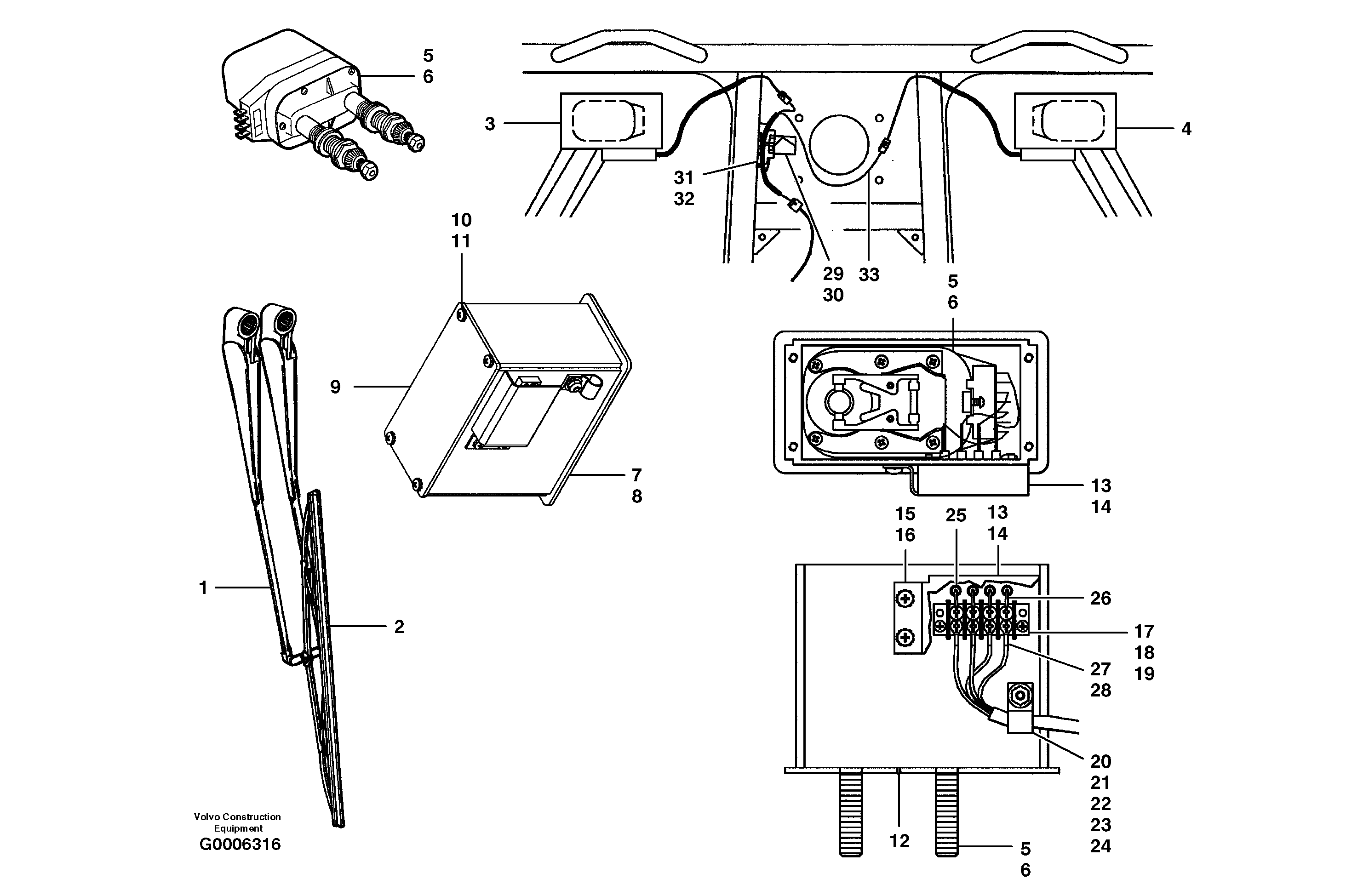Shutter, Lh CH14P-06 VOLVO